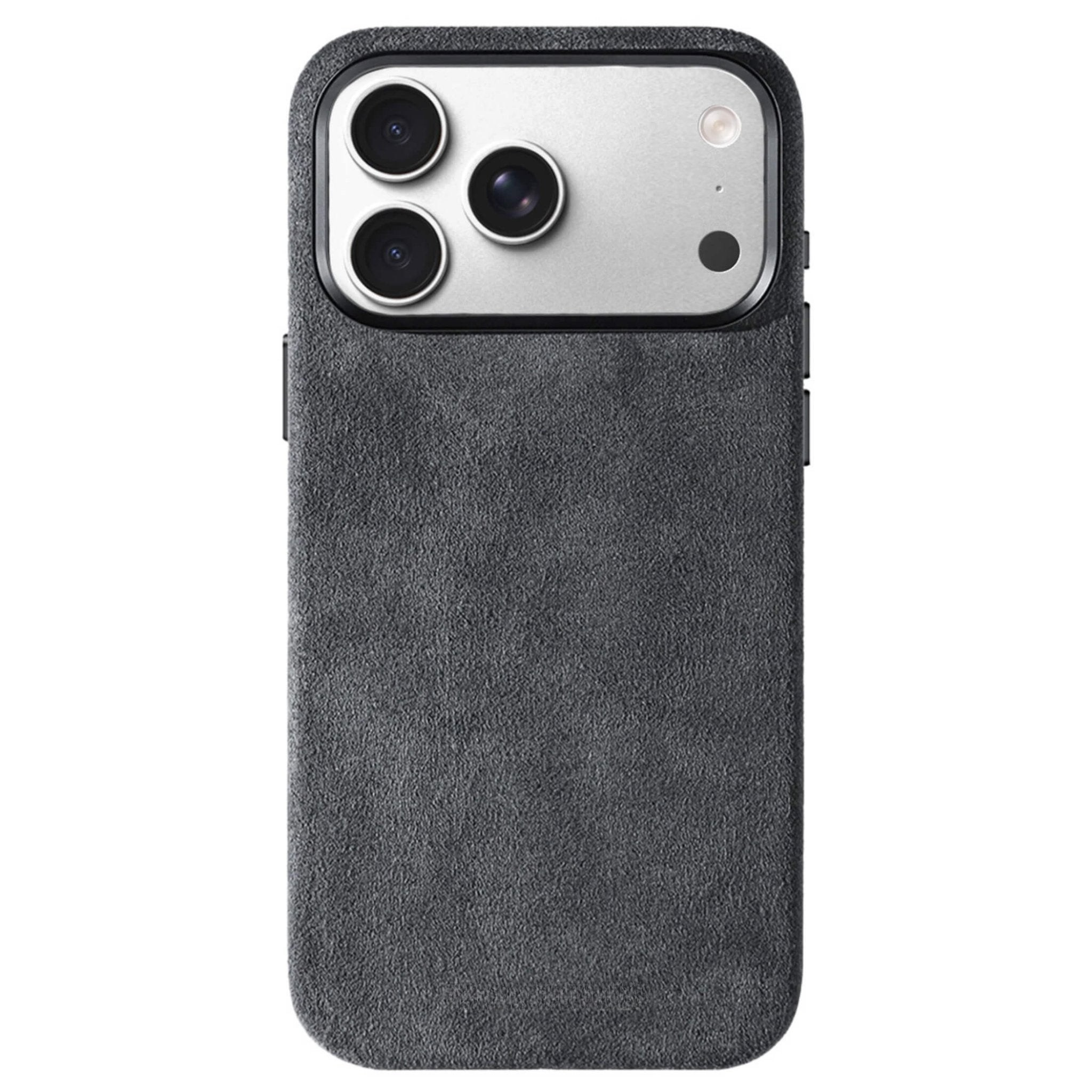 iPhone 17 Pro - Coque en Alcantara - Gris sidéral