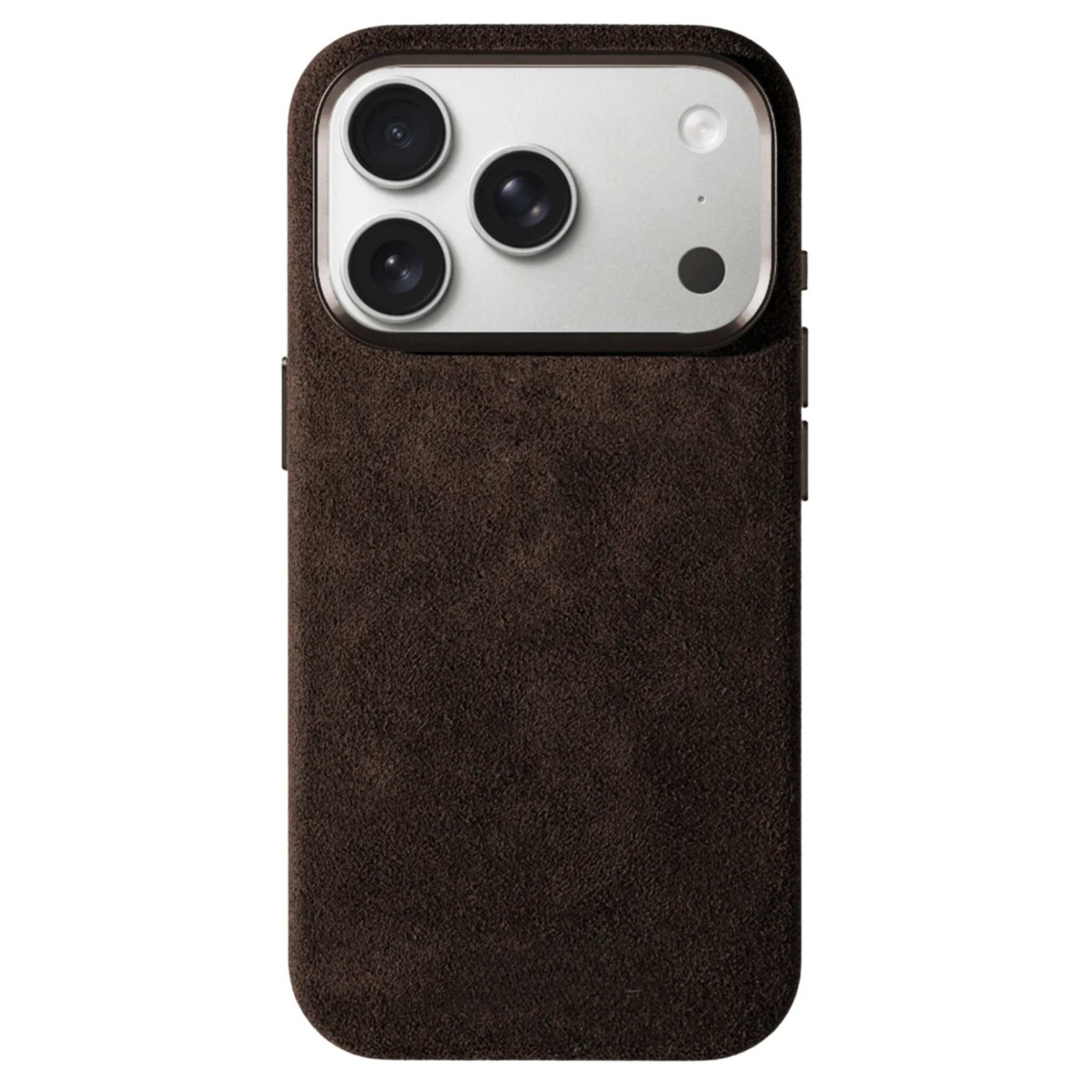iPhone 17 Pro - Coque Alcantara - Marron chocolat