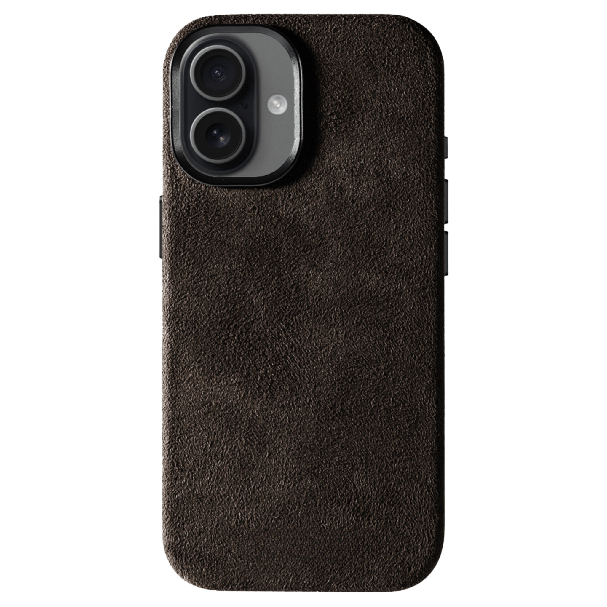 iPhone 17 - Coque Alcantara - Marron chocolat