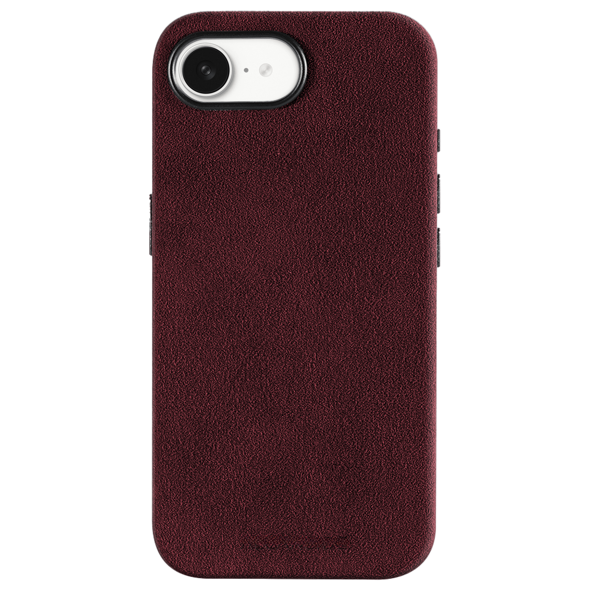 iPhone 17e - Coque Alcantara - Rouge Bordeaux