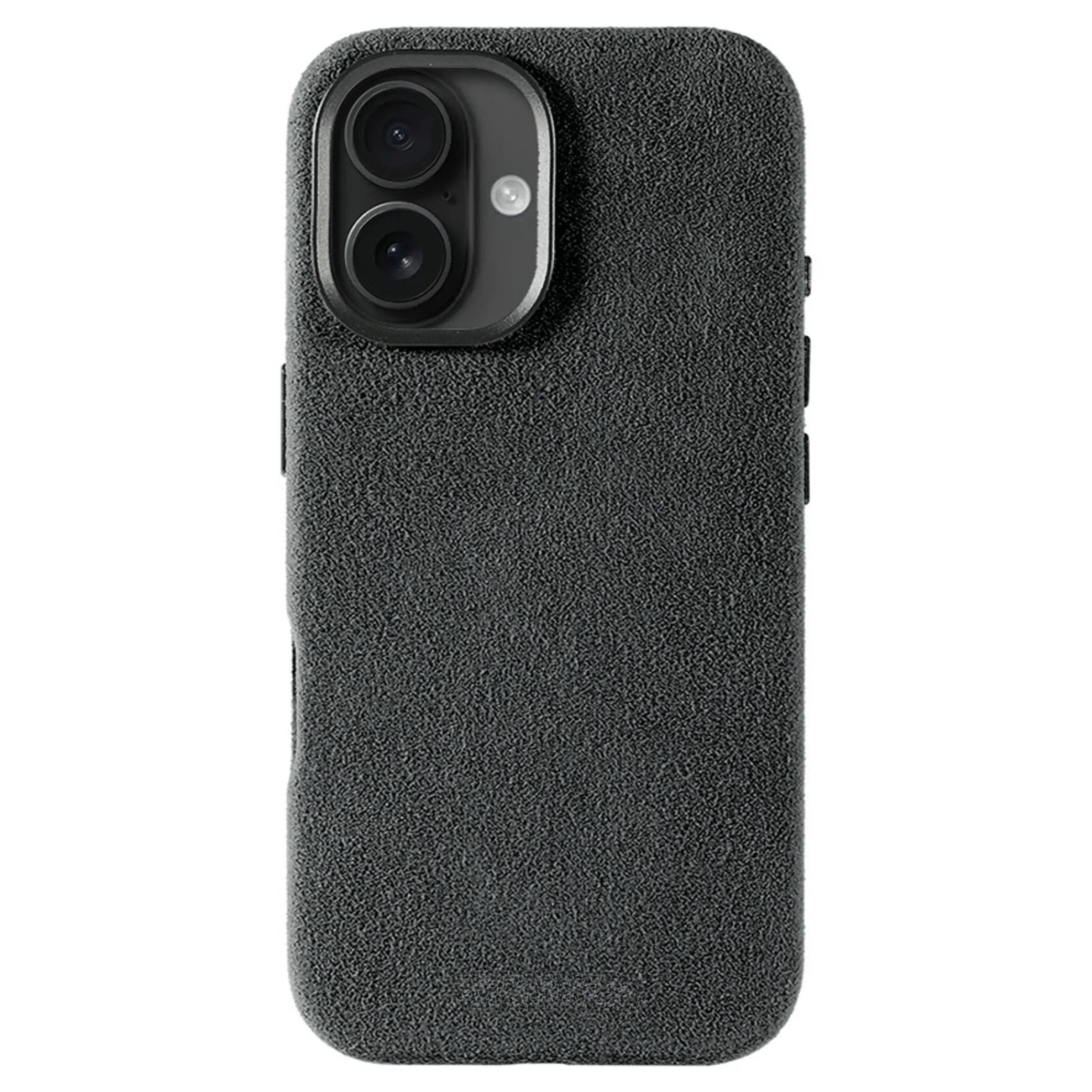 iPhone 16 Plus - Coque en Alcantara - Gris sidéral