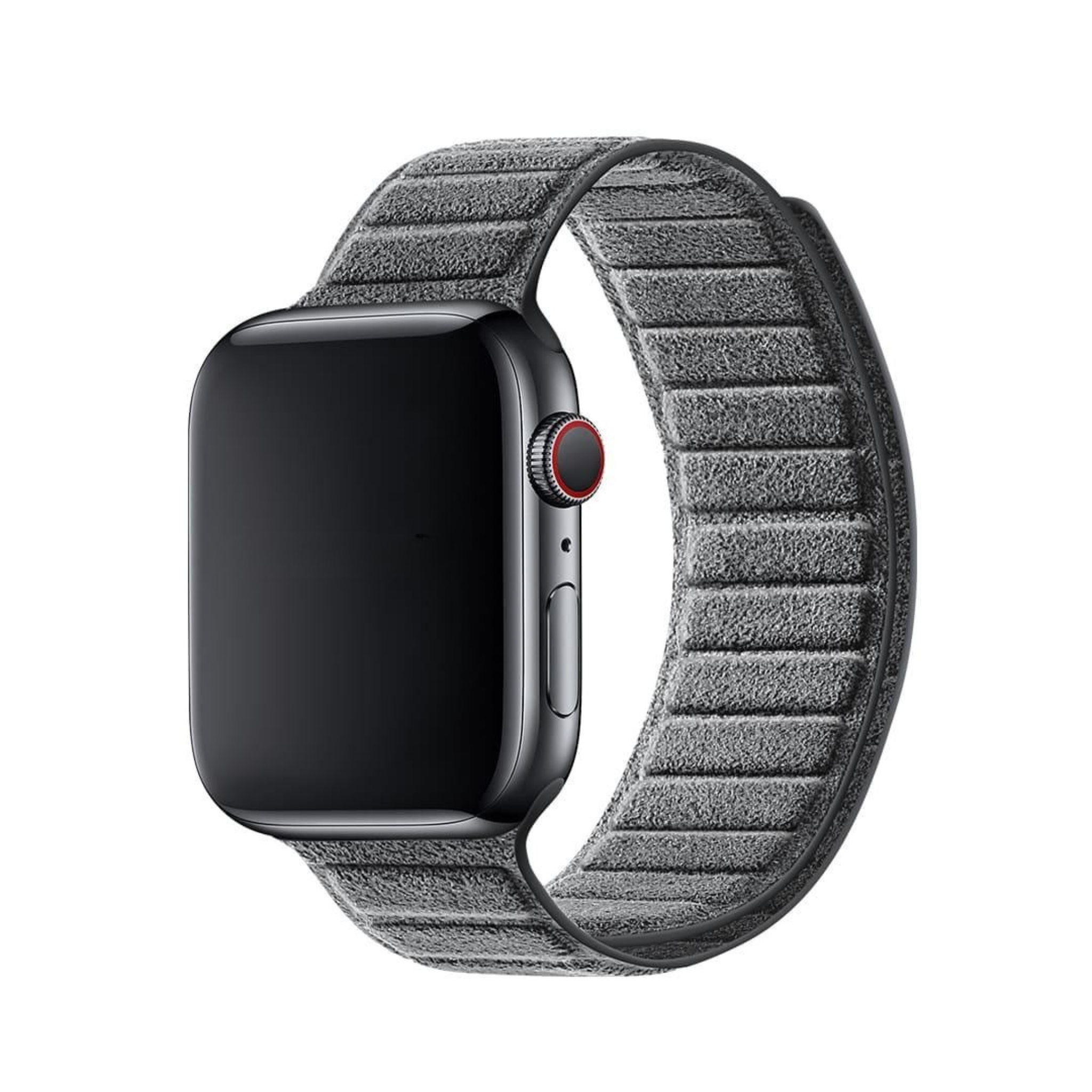 Bracelet Apple Watch en Alcantara - Gris Nardo - 38/40/41/42 mm