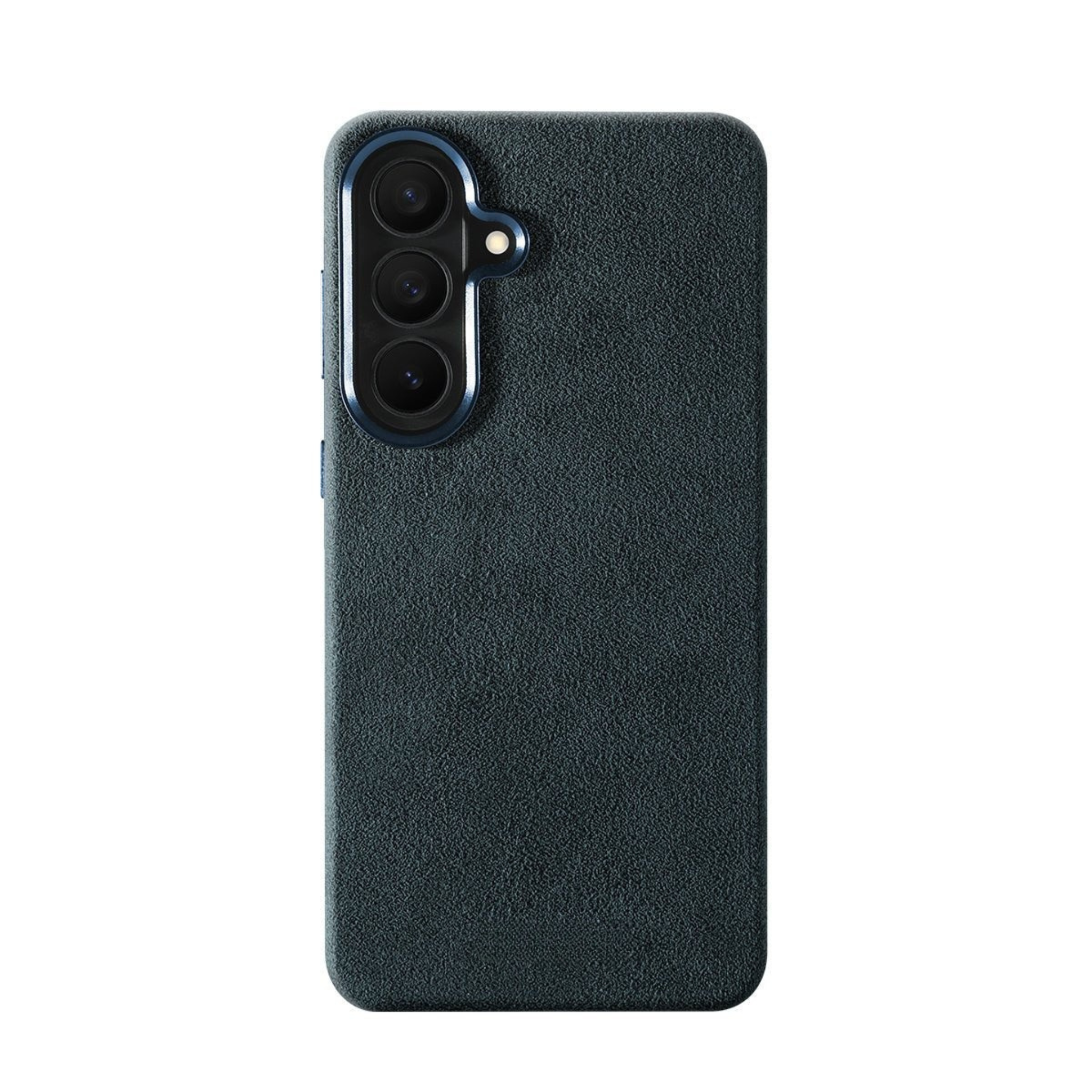 Samsung Galaxy S26 Plus - Coque Alcantara - Bleu Marine
