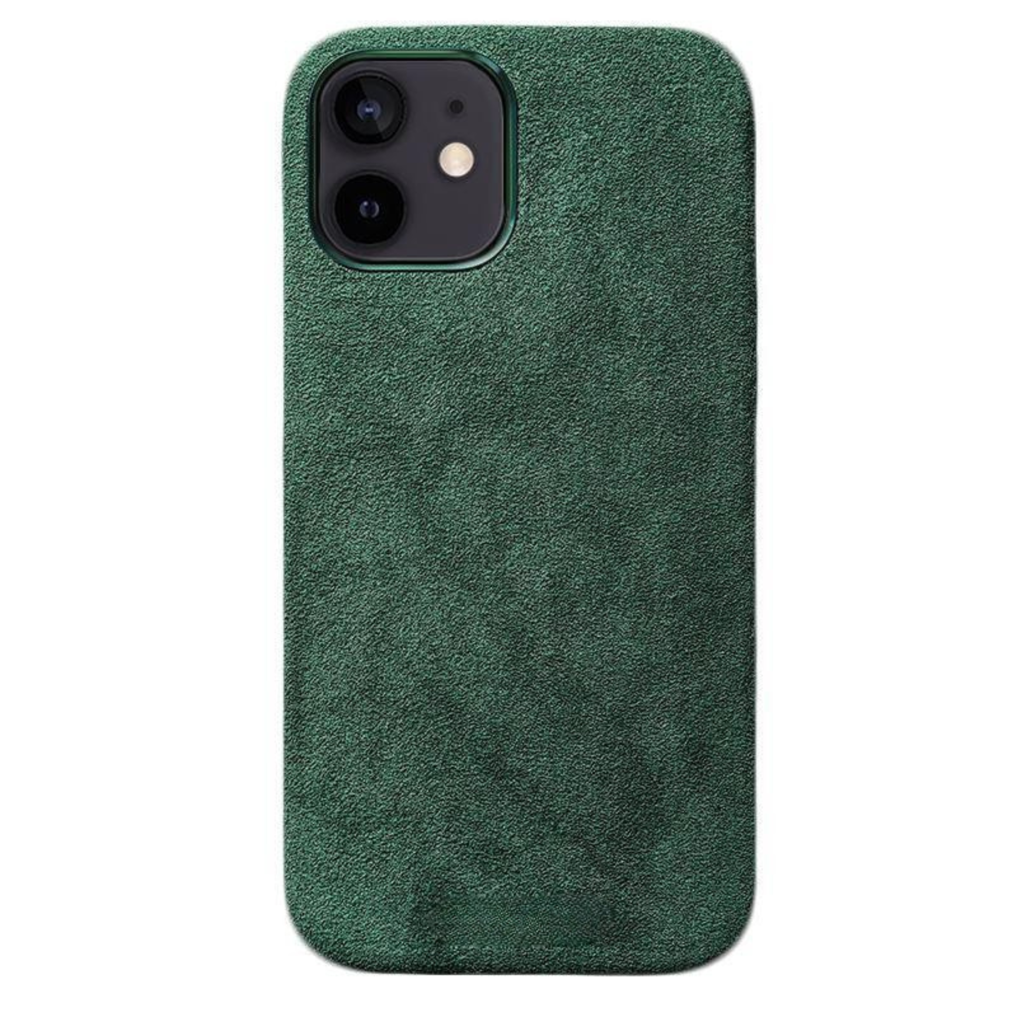 iPhone 12 Mini - Coque Alcantara - Vert nuit