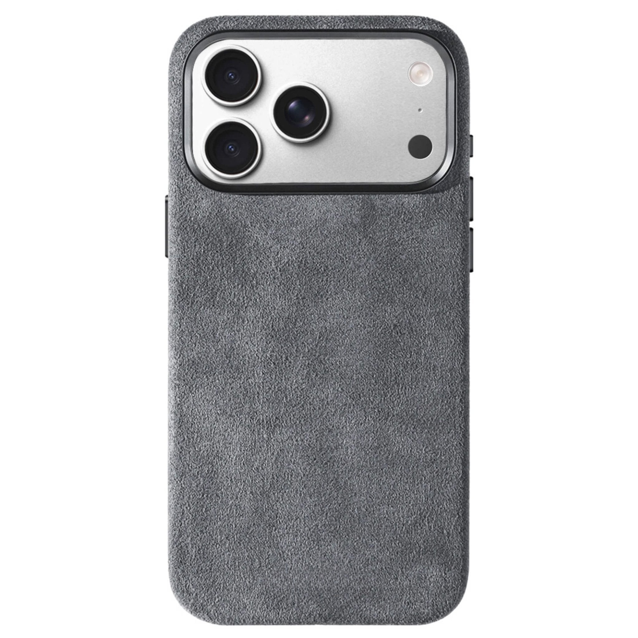 iPhone 17 Pro Max - Coque en Alcantara - Gris Nardo