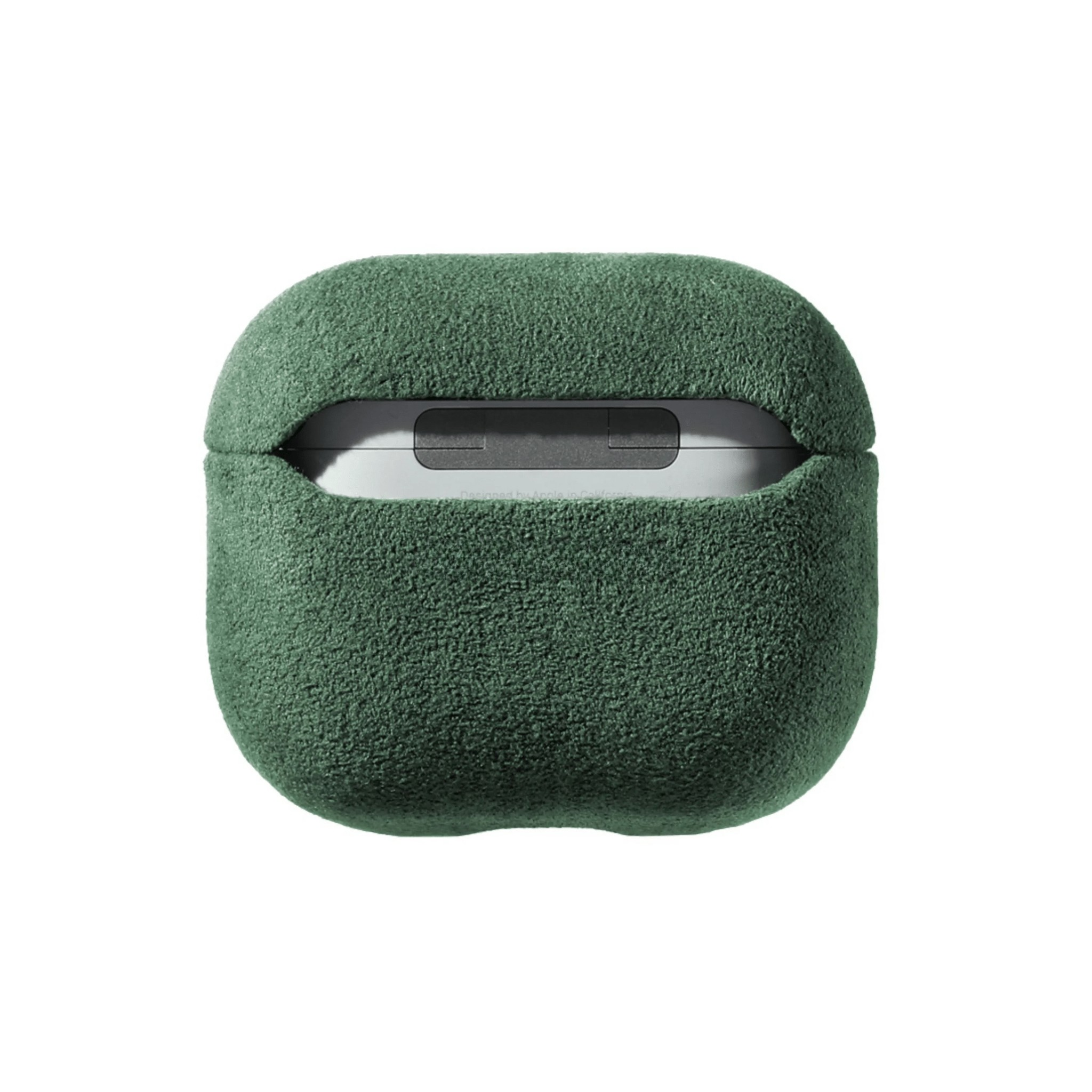 Coque AirPods (3ᵉ génération) en Alcantara - Vert nuit