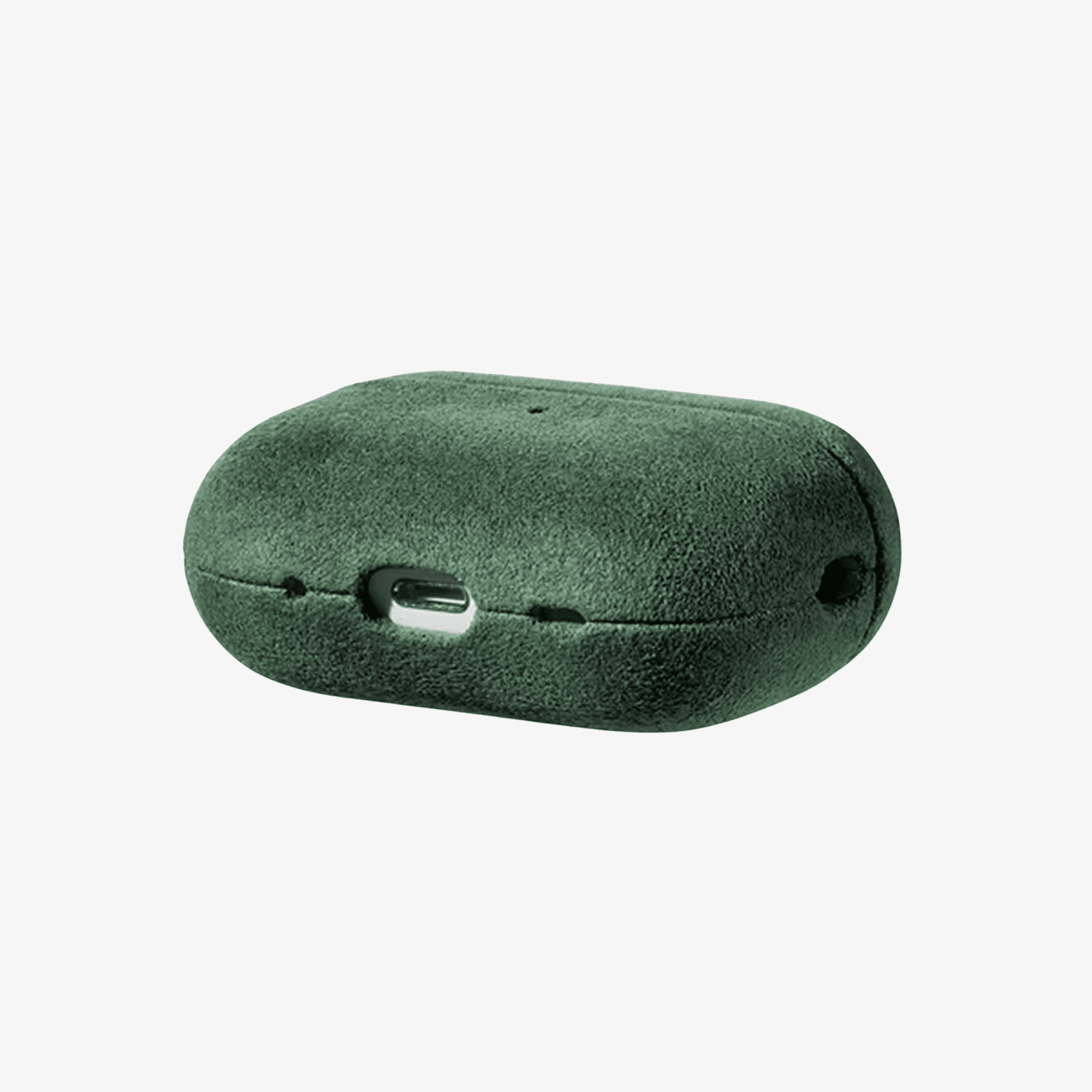 Coque en Alcantara pour AirPods Pro (2e génération) - Vert nuit
