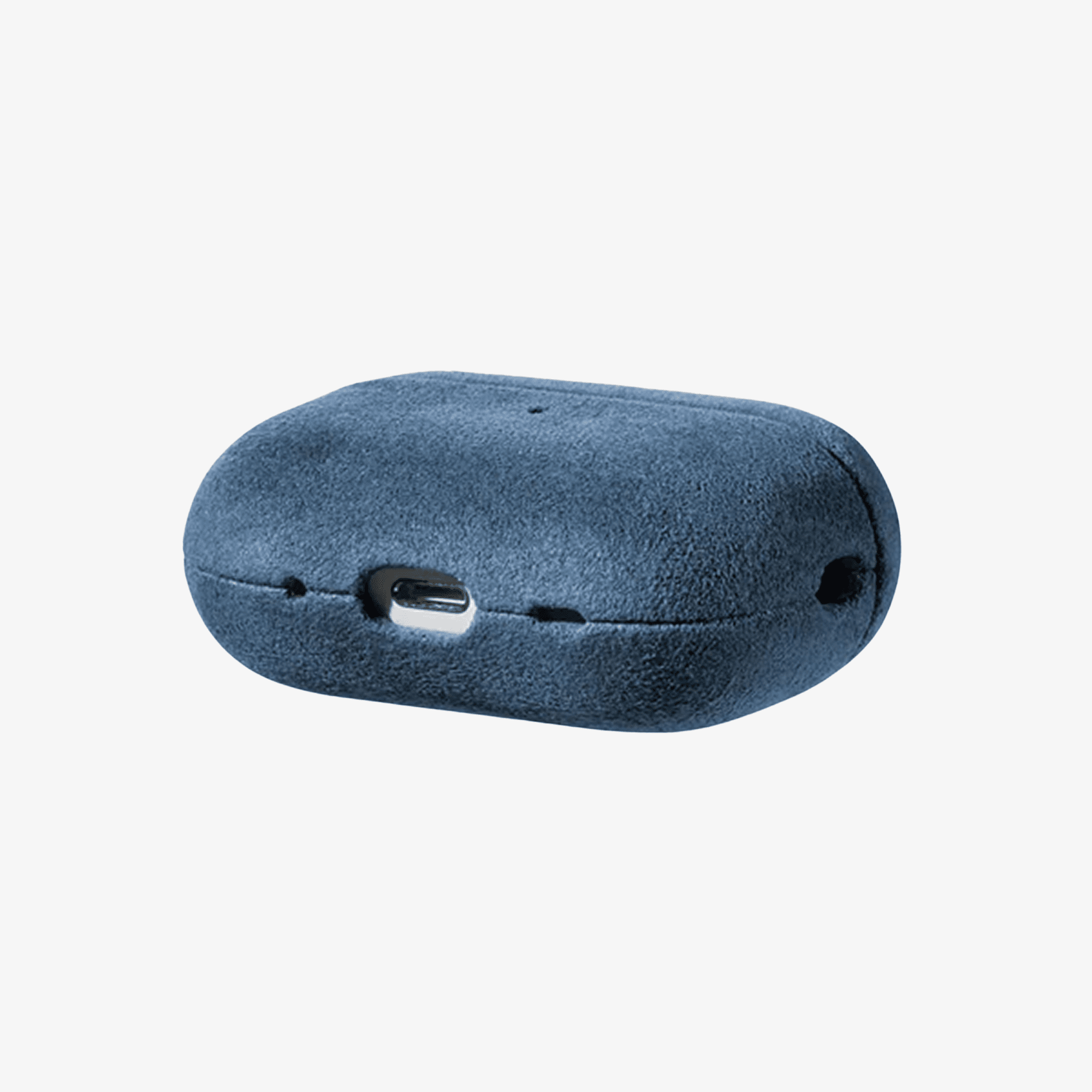 Coque en Alcantara pour AirPods Pro (2e génération) - Bleu océan