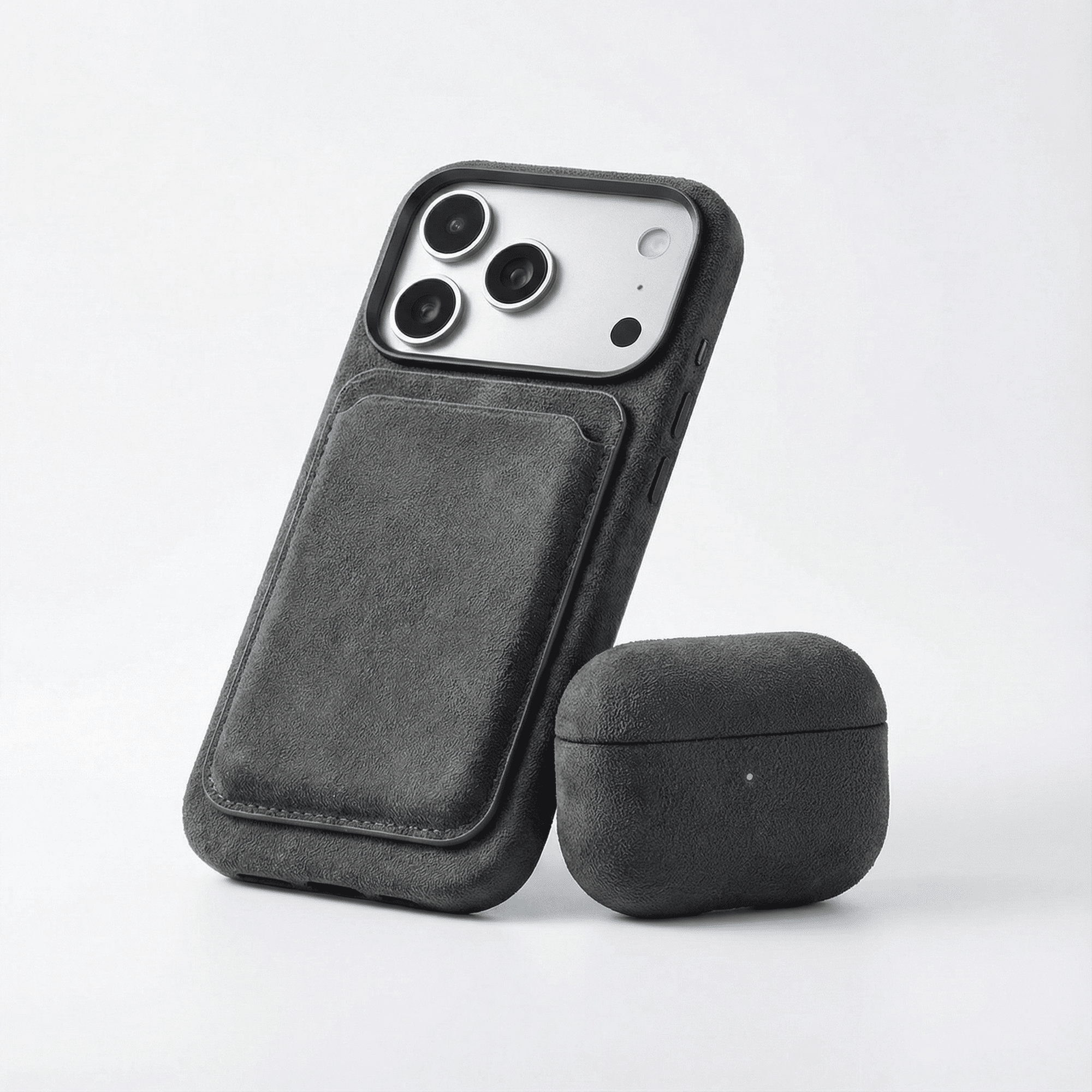 AirPods Pro (2e génération) Coque en Alcantara - Gris Sidéral