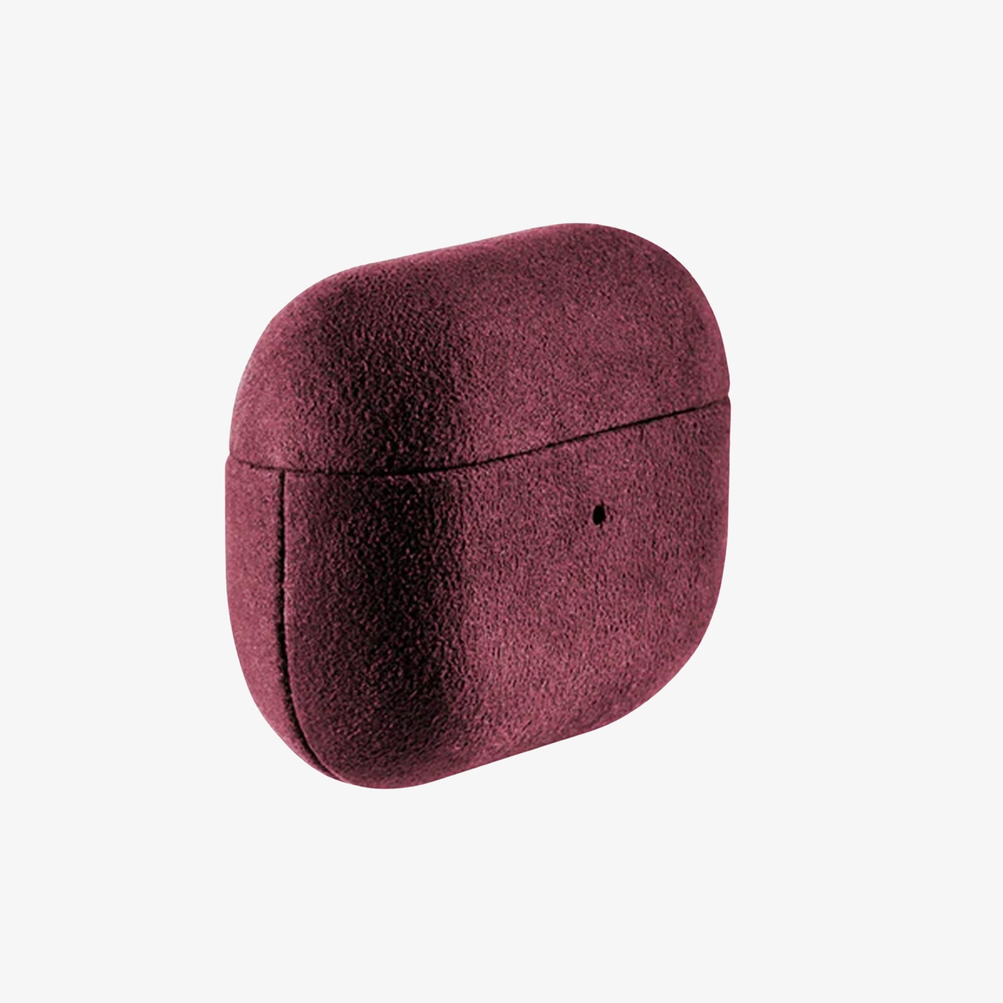 Coque AirPods Pro en Alcantara - Rouge bordeaux