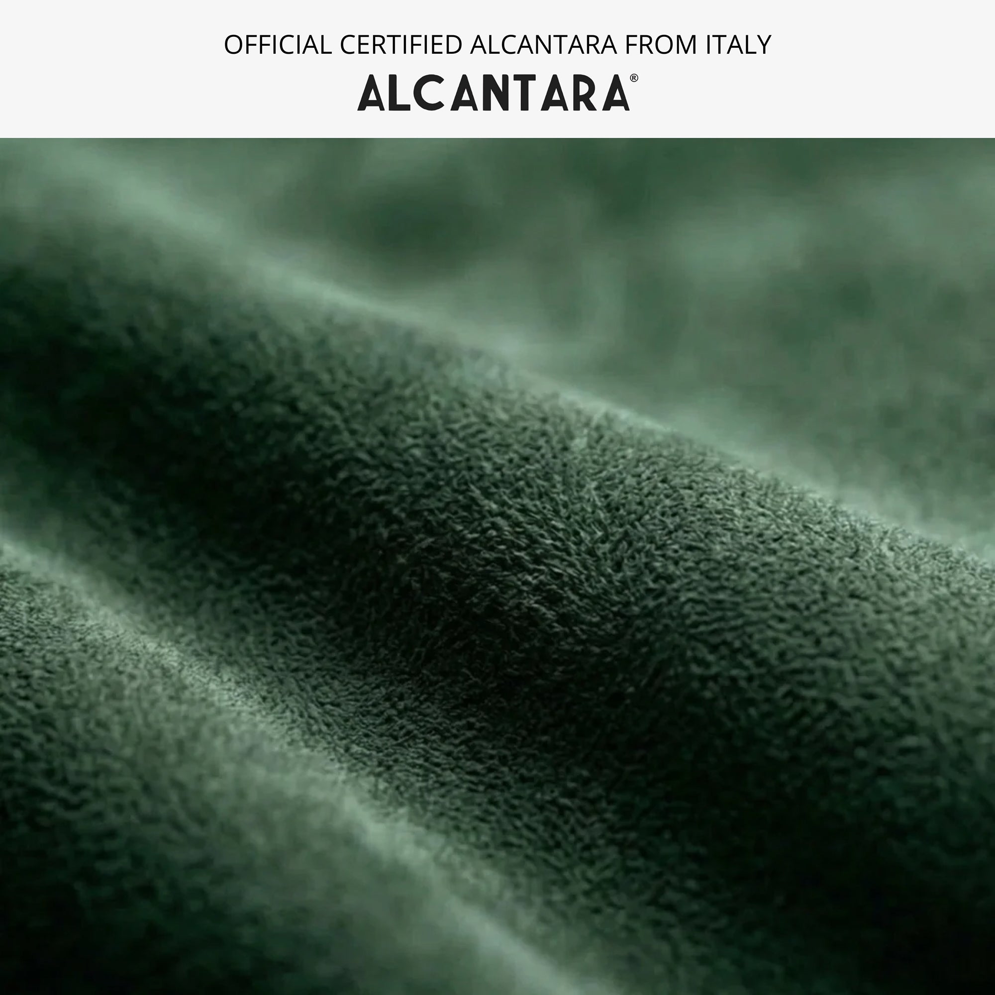 Bracelet Apple Watch en Alcantara - Vert nuit - 42/44/45/46 mm & Ultra (49 mm)