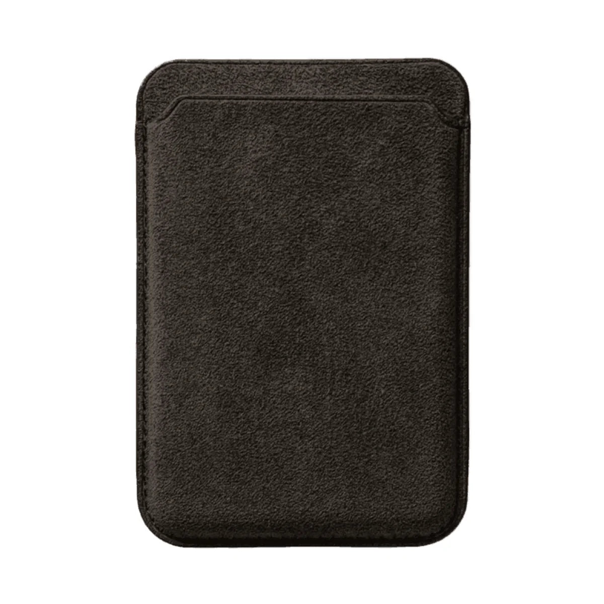Portefeuille MagSafe en Alcantara - Marron Chocolat