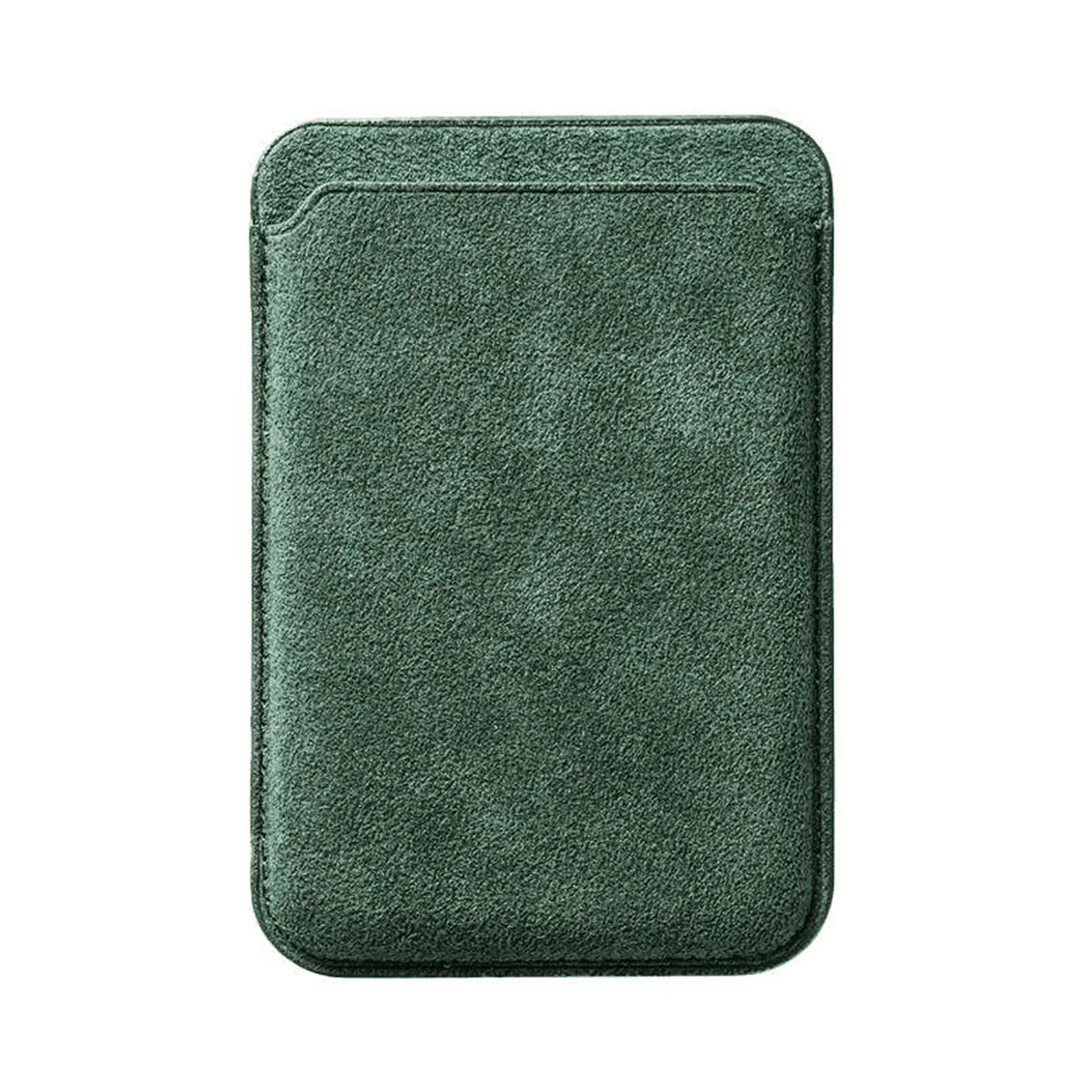 Portefeuille MagSafe en Alcantara - Vert Nuit