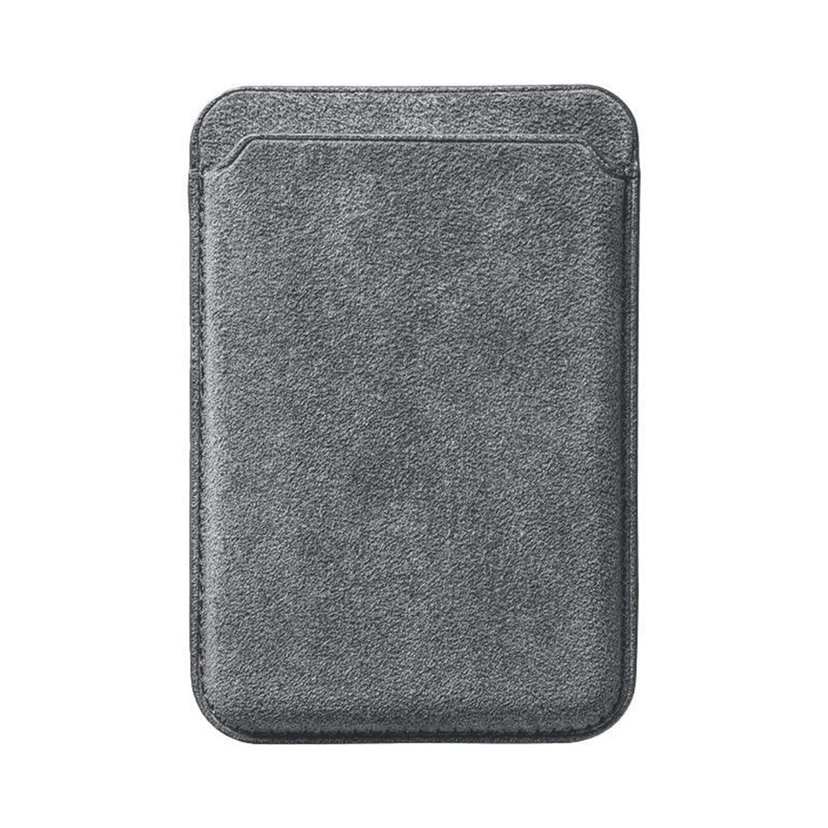 Portefeuille MagSafe en Alcantara - Gris Nardo