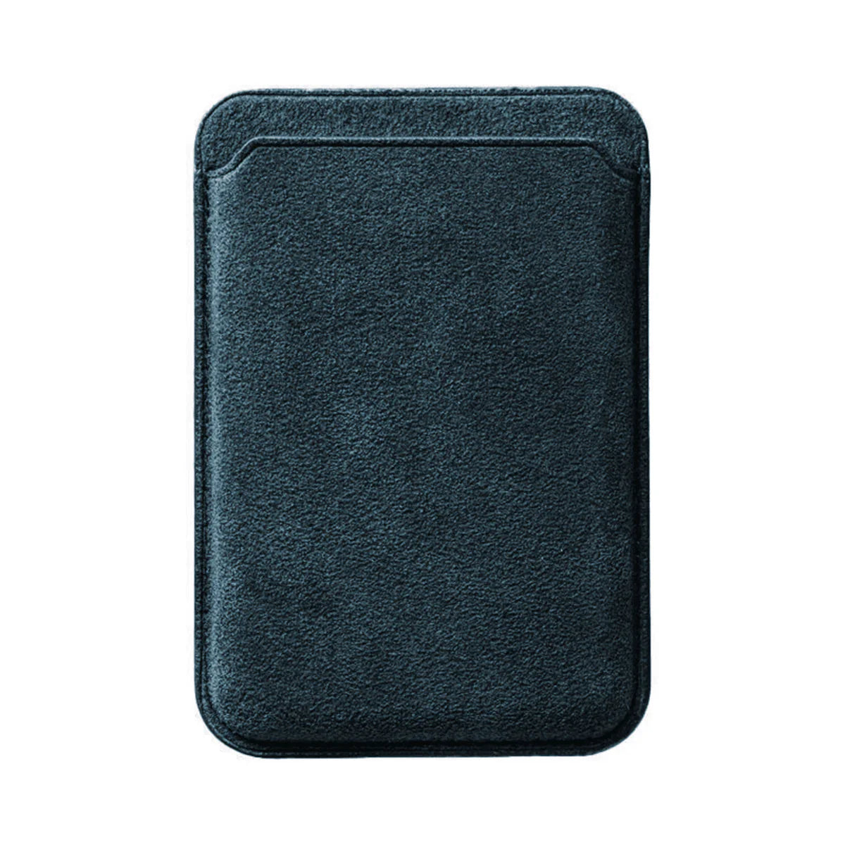 Portefeuille MagSafe en Alcantara - Bleu Marine