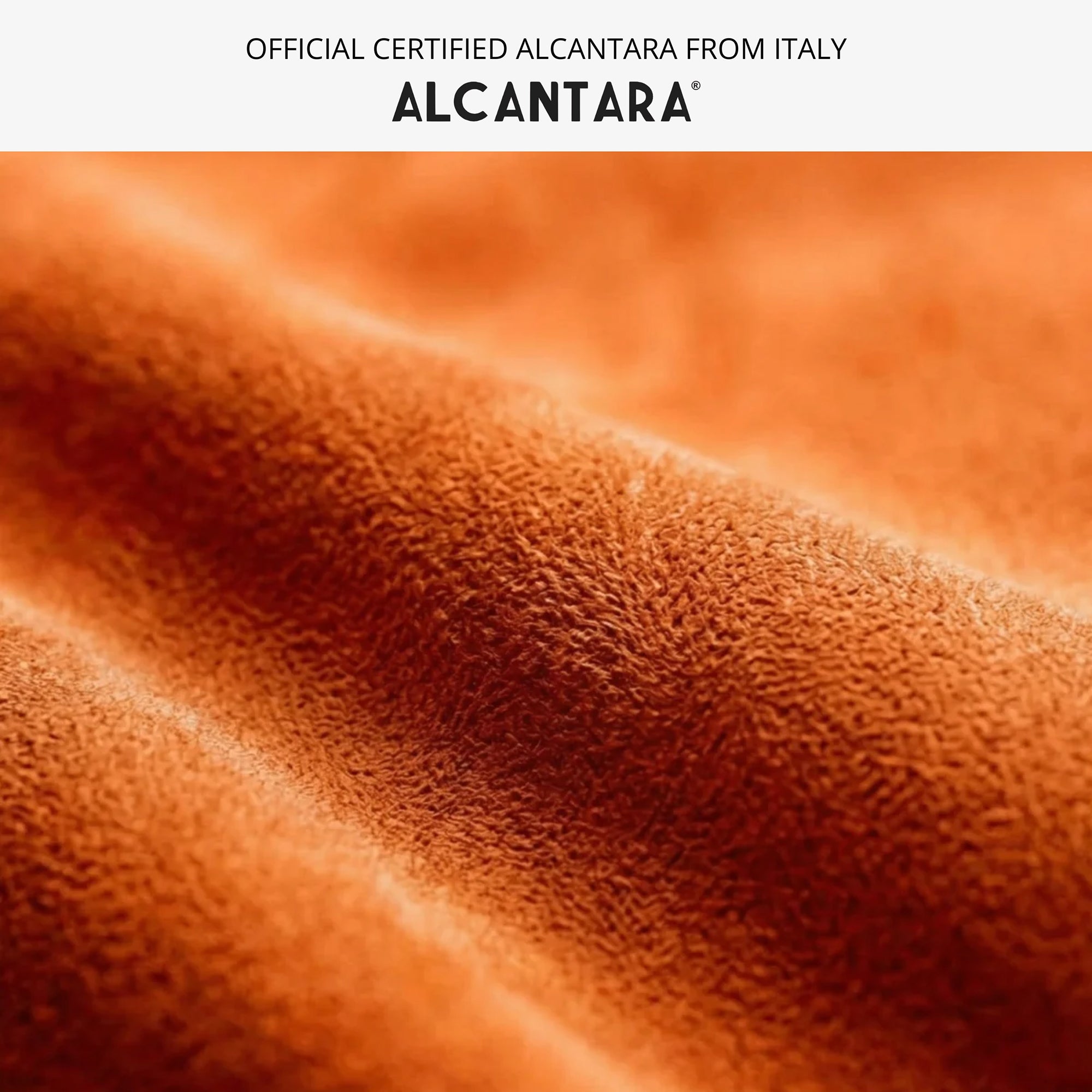 iPhone 17 Pro - Coque en Alcantara - Orange