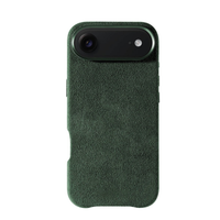 iPhone 17 Air - Coque en Alcantara - Vert nuit