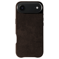 iPhone 17 Air - Coque Alcantara - Marron chocolat