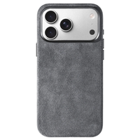 iPhone 17 Pro - Coque en Alcantara - Gris Nardo