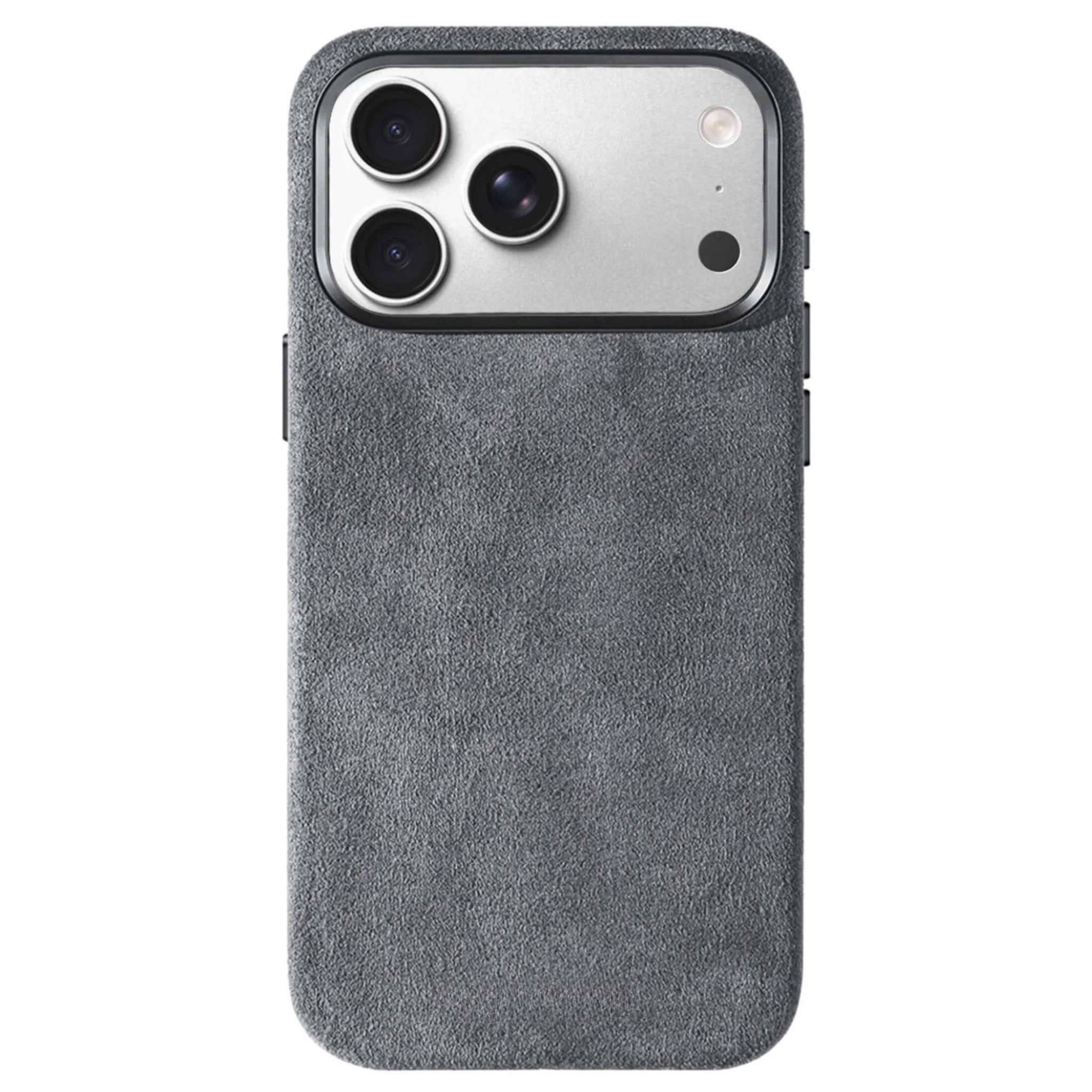 iPhone 17 Pro - Coque en Alcantara - Gris Nardo