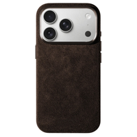 iPhone 17 Pro - Coque Alcantara - Marron chocolat