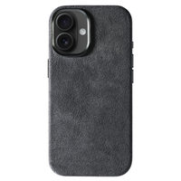 iPhone 17 - Coque en Alcantara - Gris sidéral