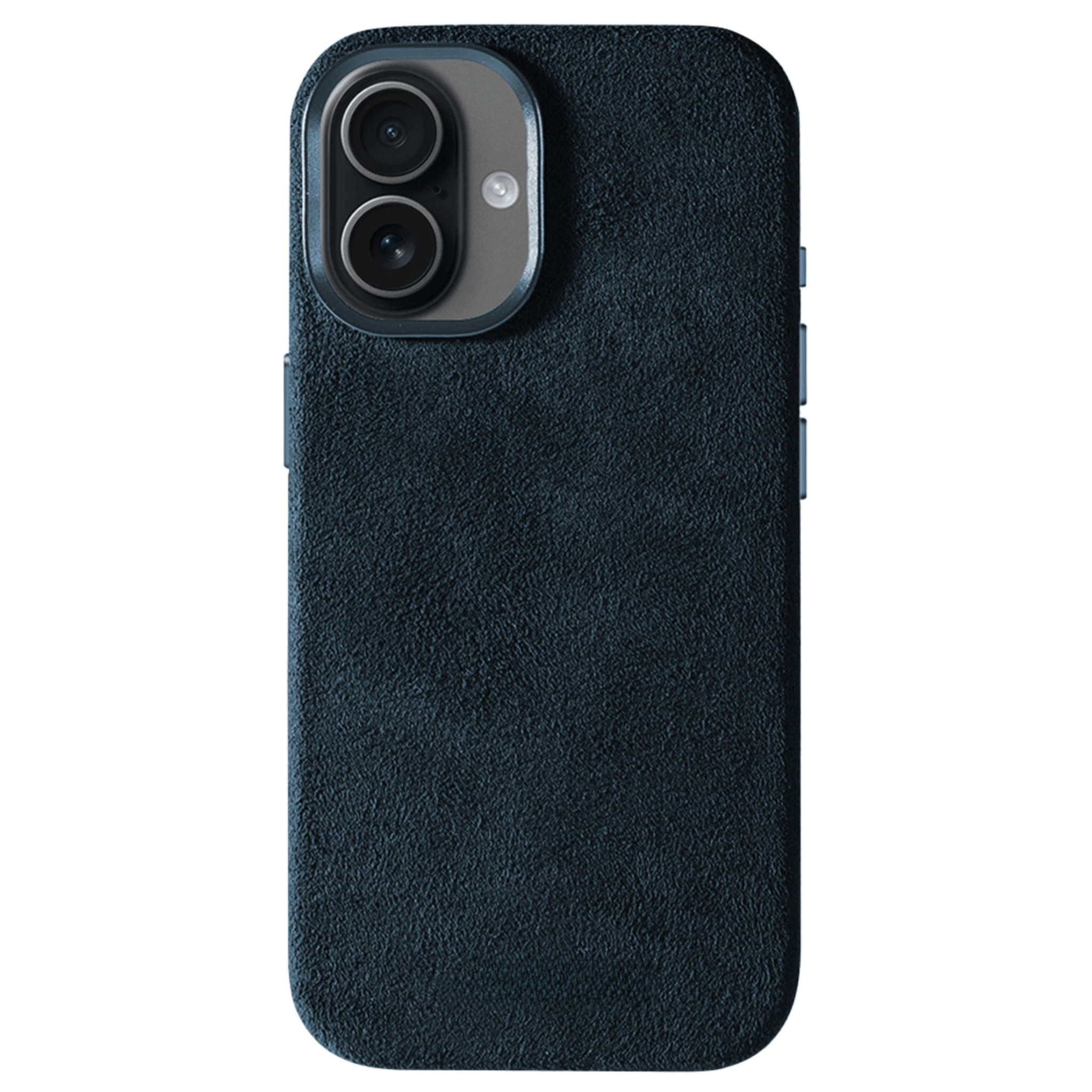 iPhone 17 - Coque en Alcantara - Bleu marine