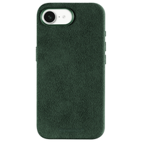 iPhone 17e - Coque en Alcantara - Vert nuit