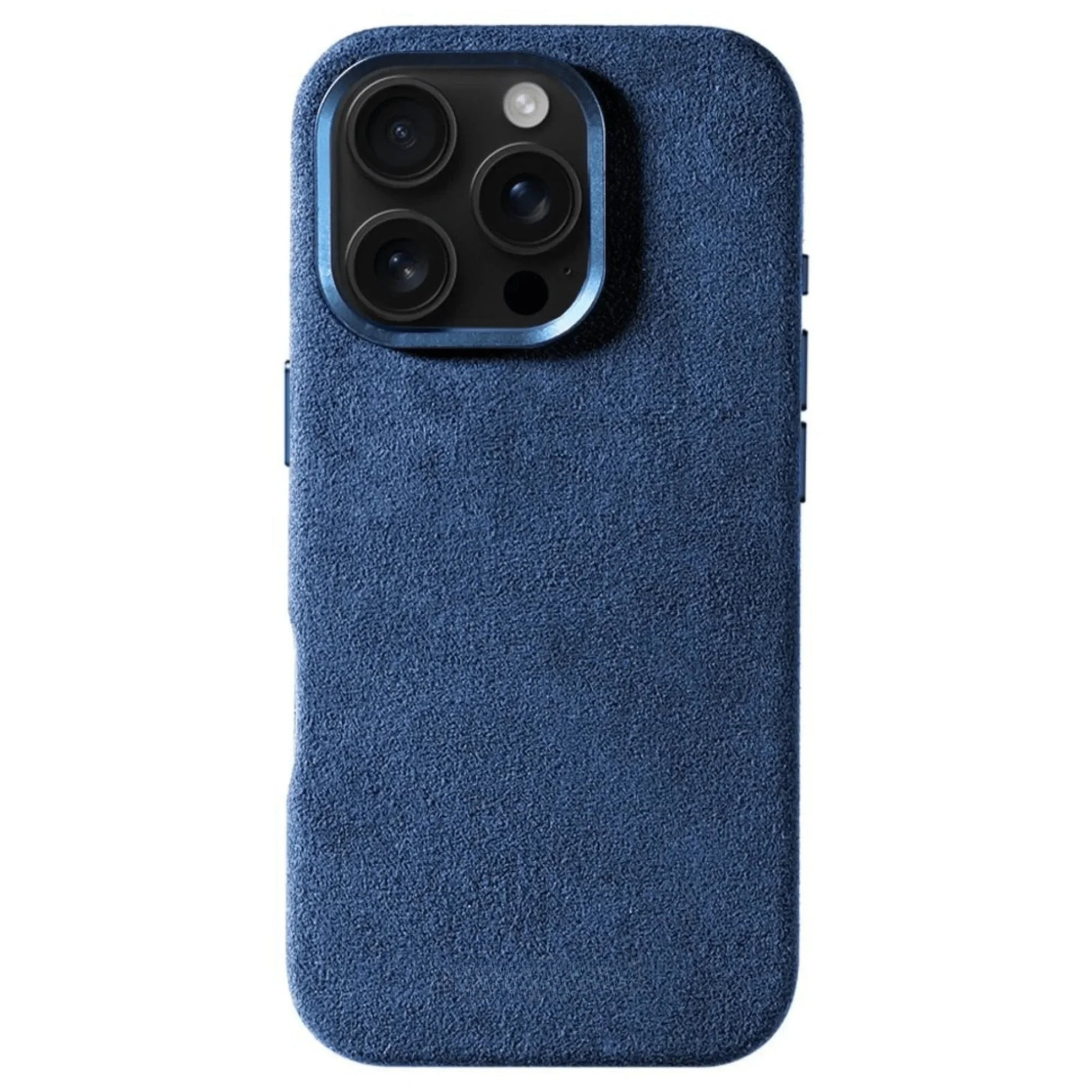 iPhone 16 Pro Max - Coque Alcantara - Bleu océan