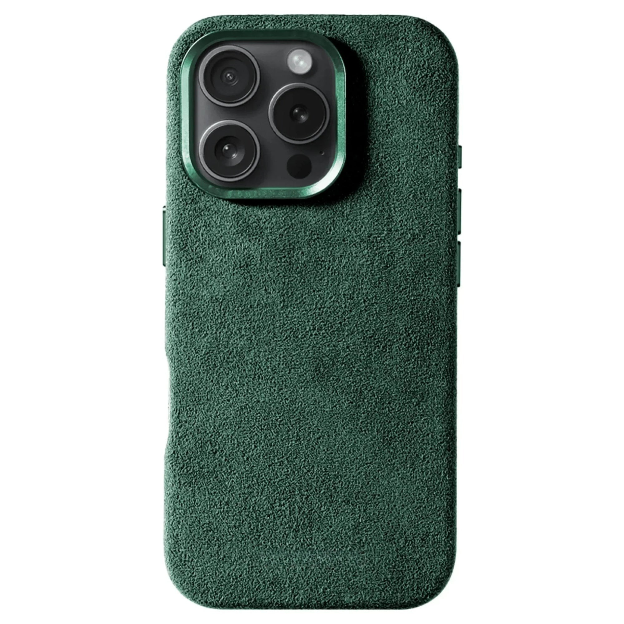 iPhone 16 Pro - Coque Alcantara - Vert nuit