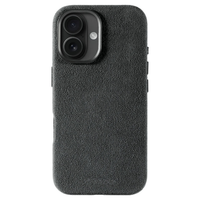 iPhone 16 Plus - Coque en Alcantara - Gris sidéral