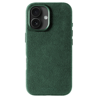 iPhone 16 Plus - Coque Alcantara - Vert nuit