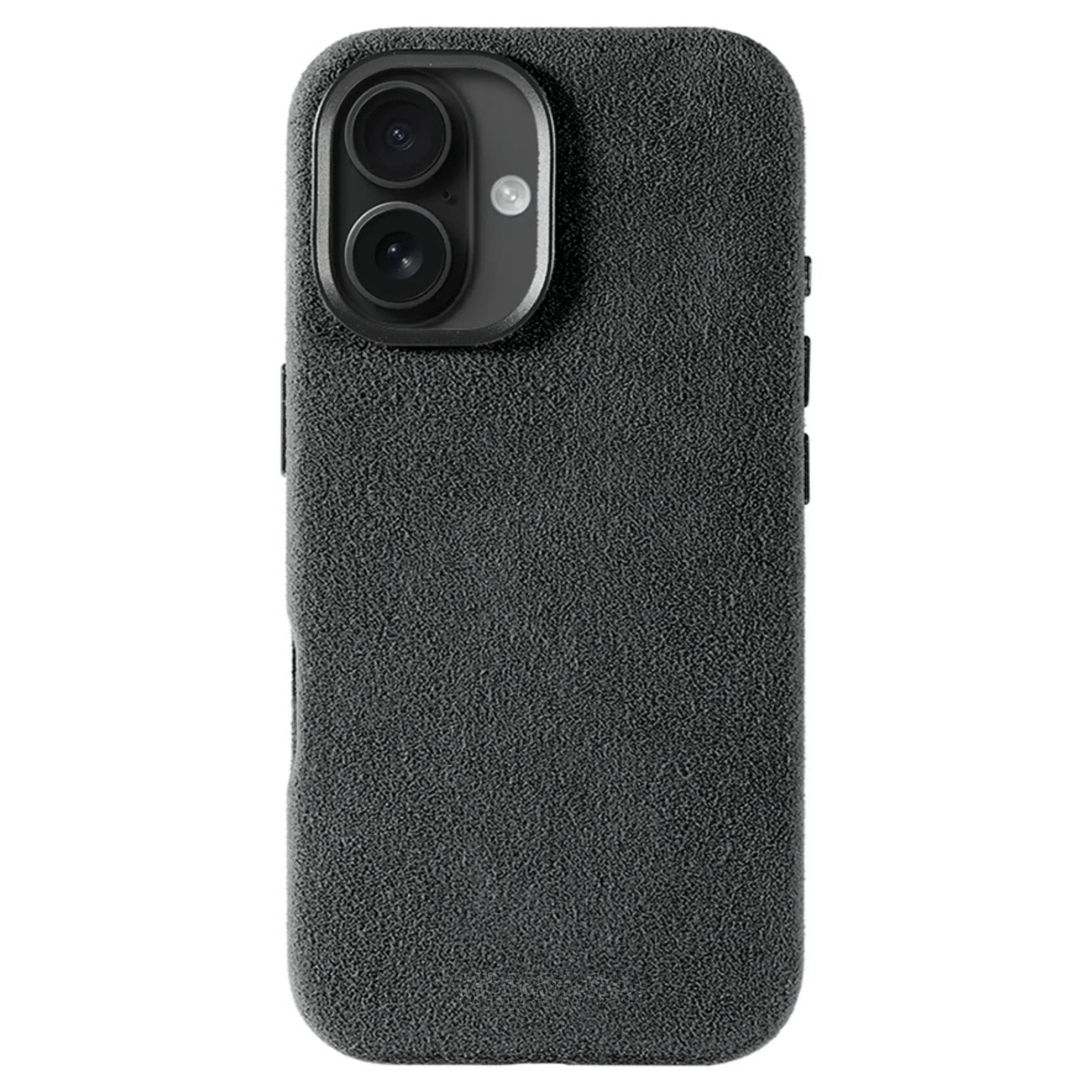 iPhone 16 - Coque en Alcantara - Gris sidéral