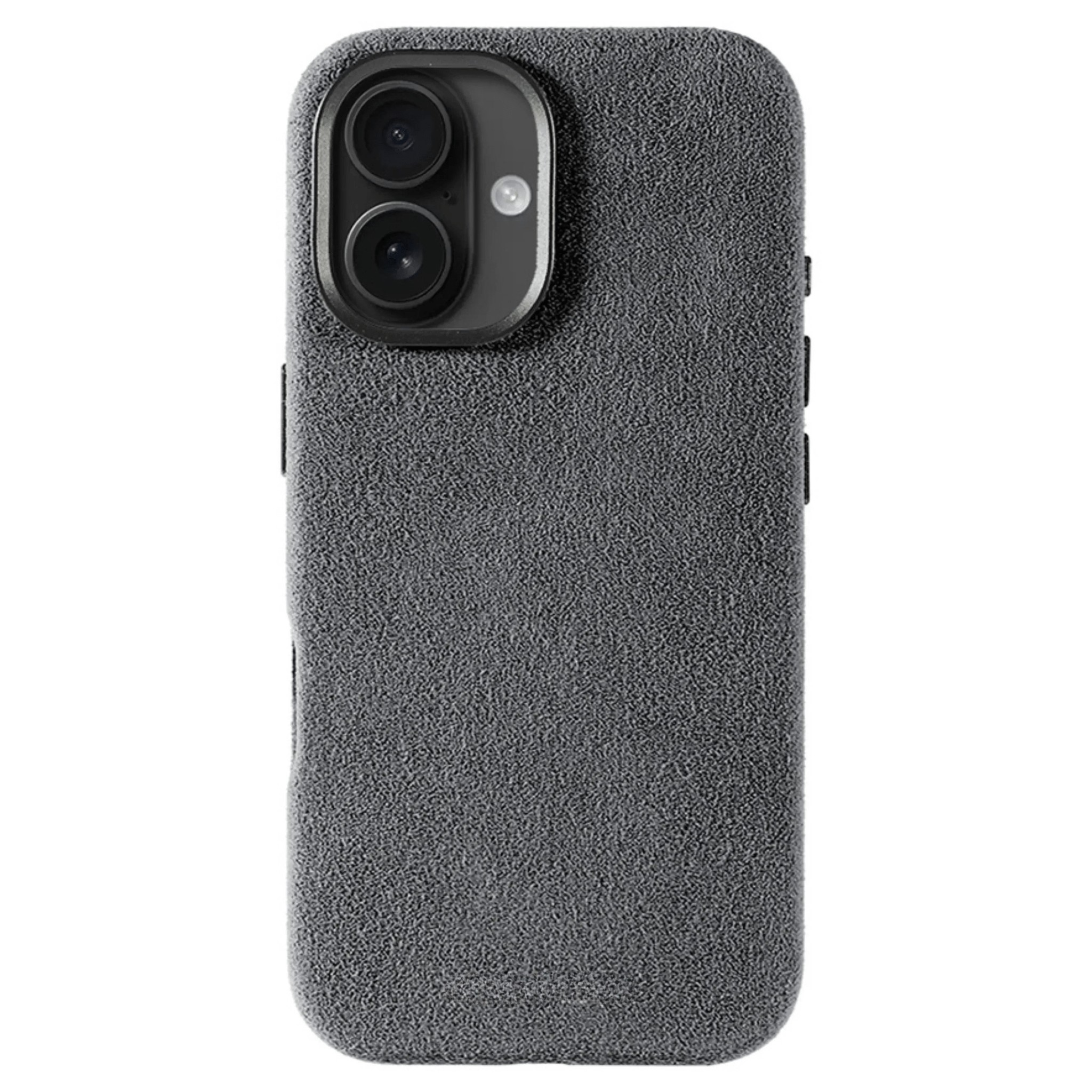 iPhone 16 - Coque en Alcantara - Gris Nardo