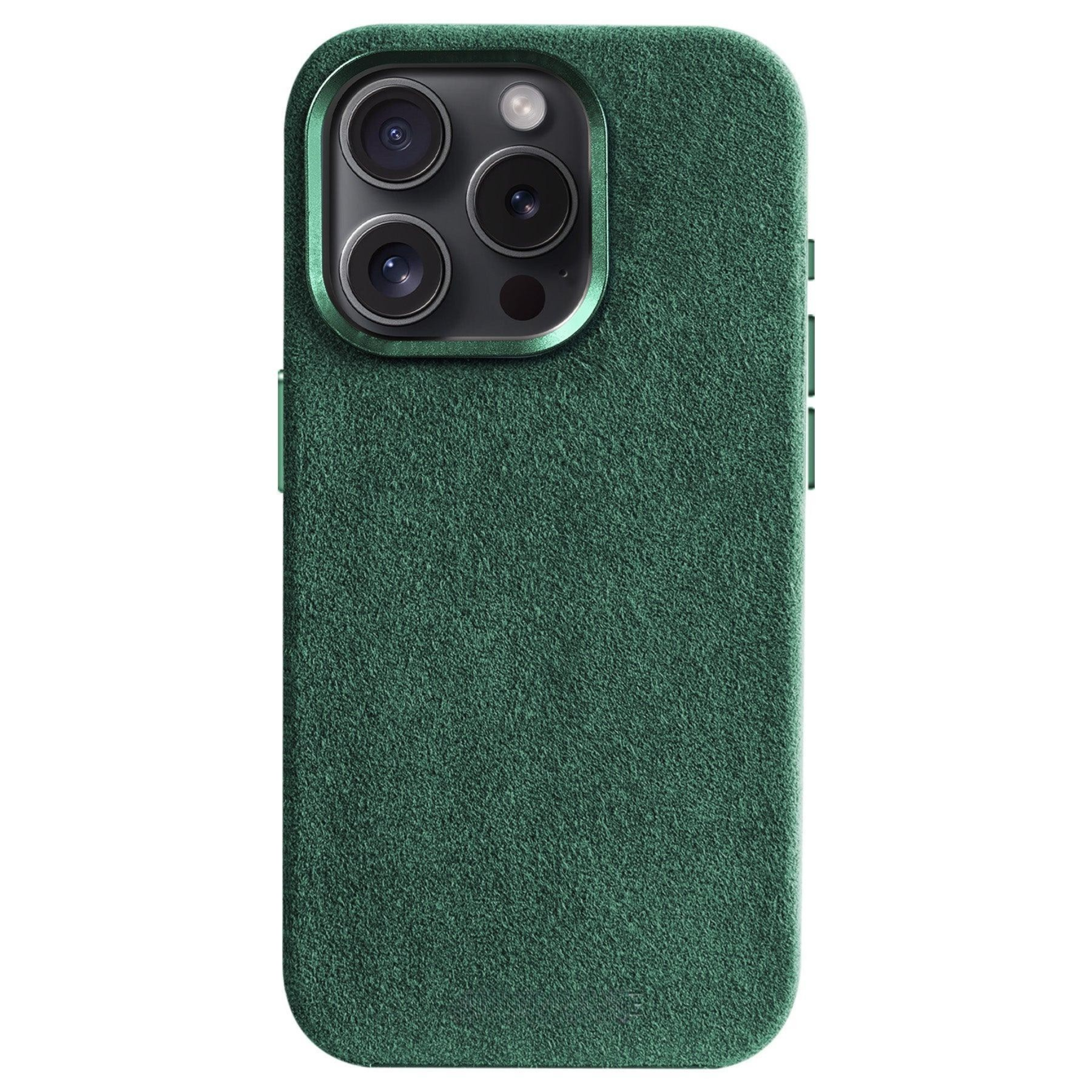iPhone 15 Pro Max - Coque Alcantara - Vert Nuit