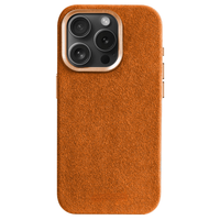 iPhone 15 Pro - Coque Alcantara - Orange