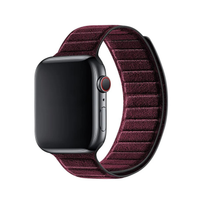 Bracelet Apple Watch en Alcantara - Rouge bordeaux - 38/40/41/42 mm