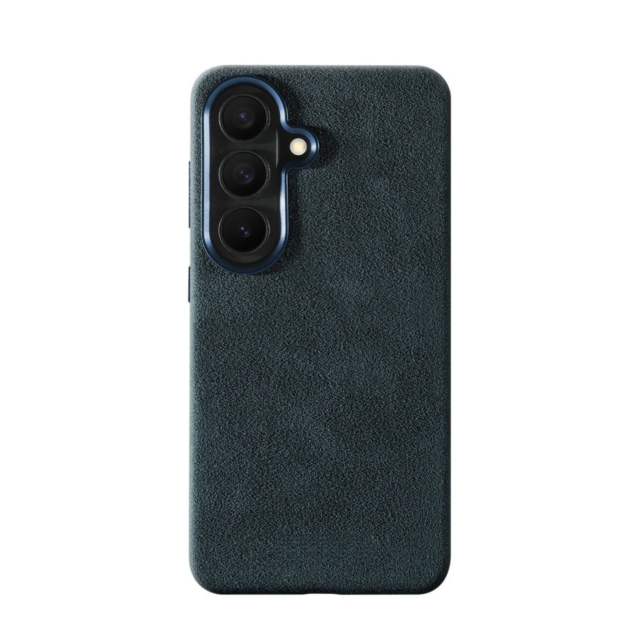 Samsung Galaxy S26 - Coque en Alcantara - Bleu marine