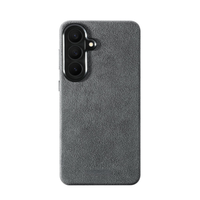 Samsung Galaxy S26 Plus - Coque en Alcantara - Gris Nardo