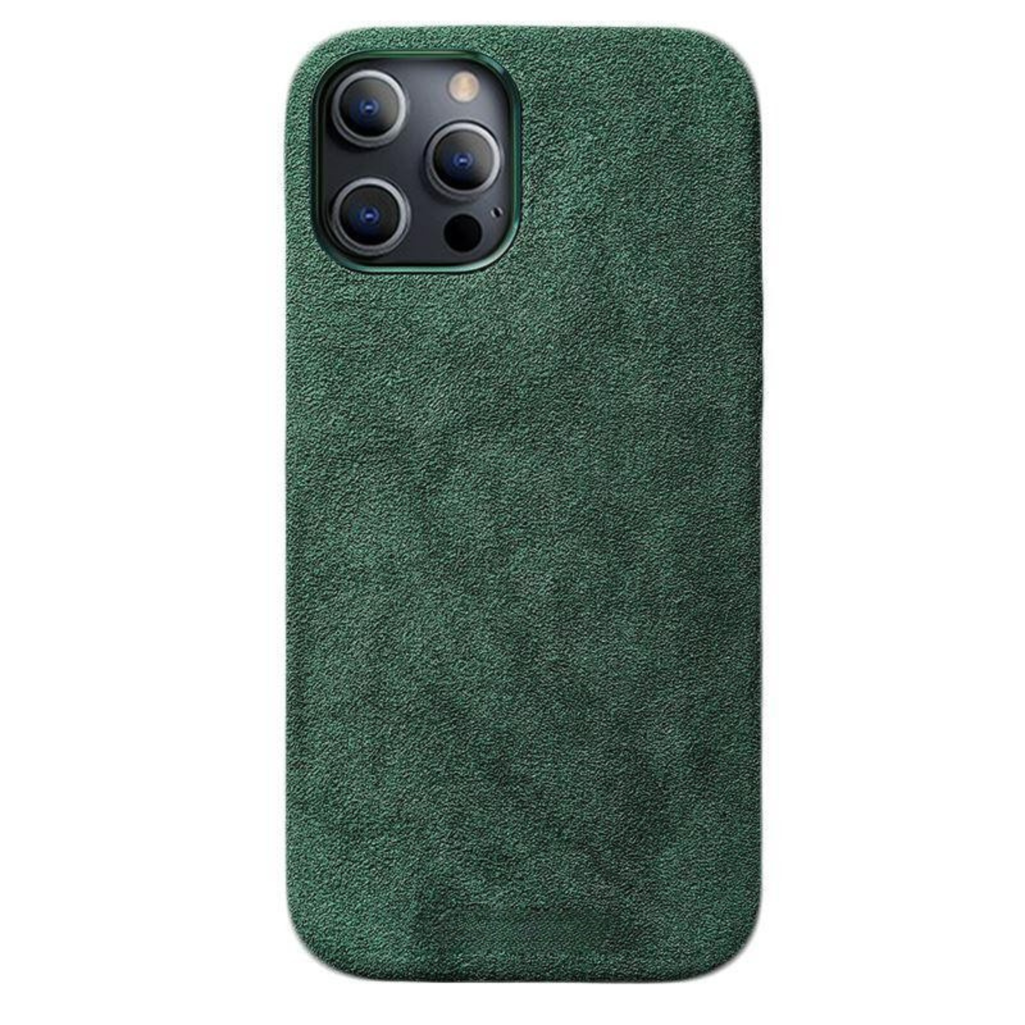 iPhone 12 Pro - Coque Alcantara - Vert Nuit