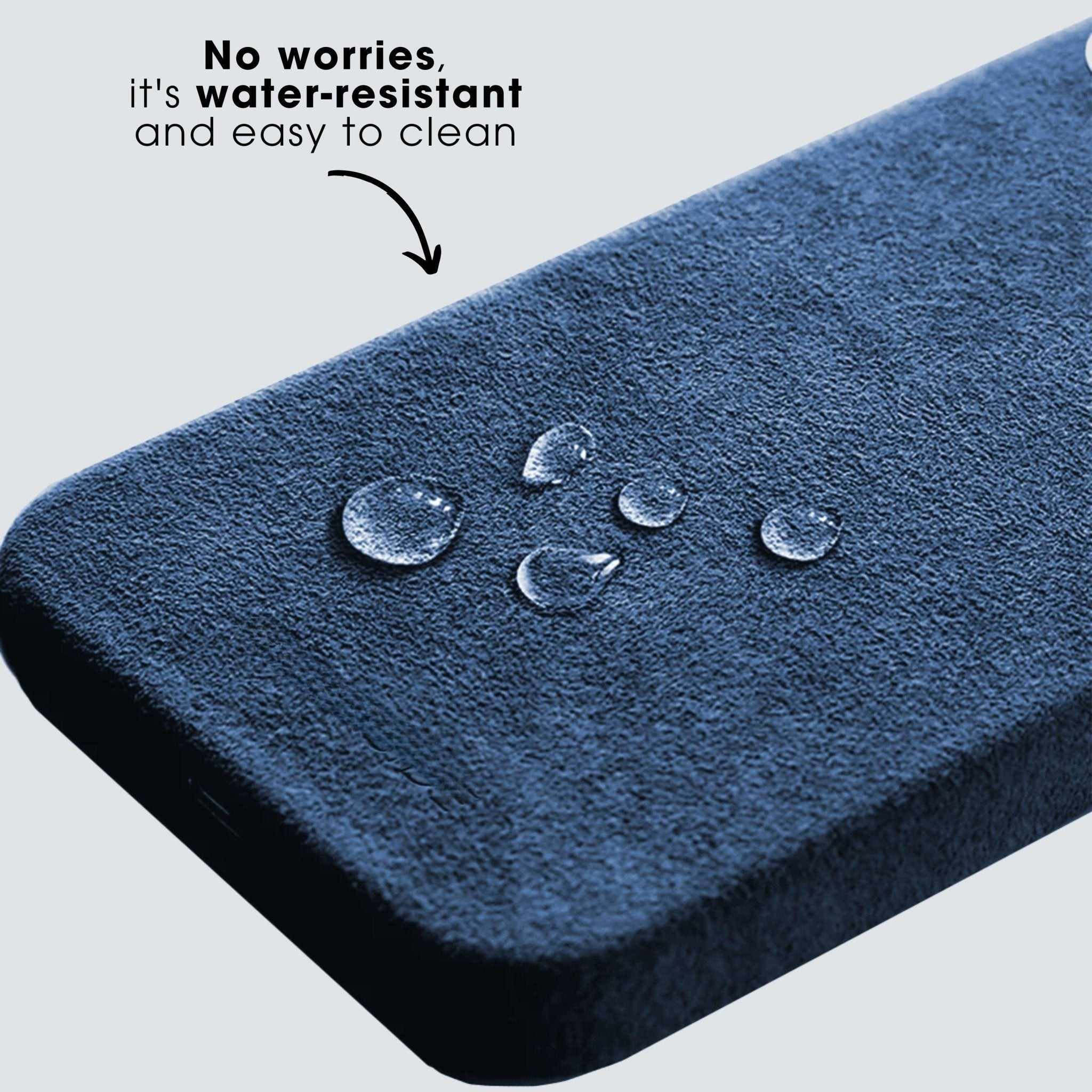 iPhone 13 - Coque Alcantara - Bleu Océan