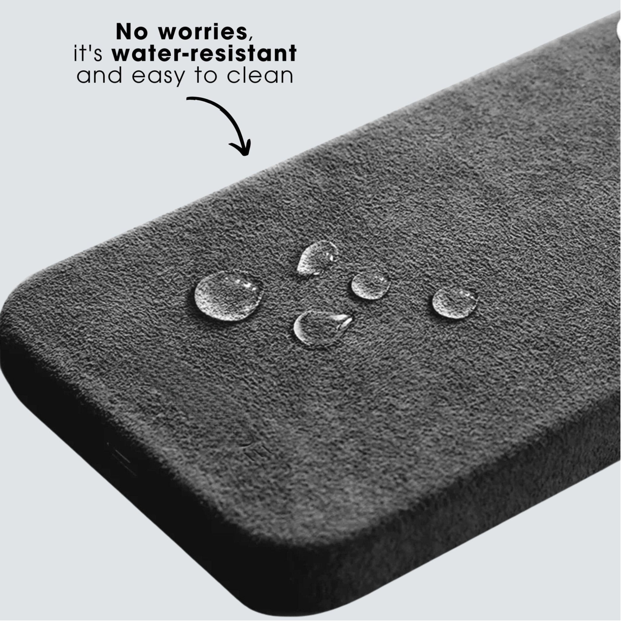 iPhone 13 Mini - Coque en Alcantara - Gris sidéral
