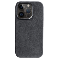iPhone 14 Pro Max - Coque Alcantara - Gris Sidéral
