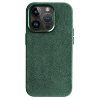 iPhone 14 Pro Max - Coque Alcantara - Vert nuit