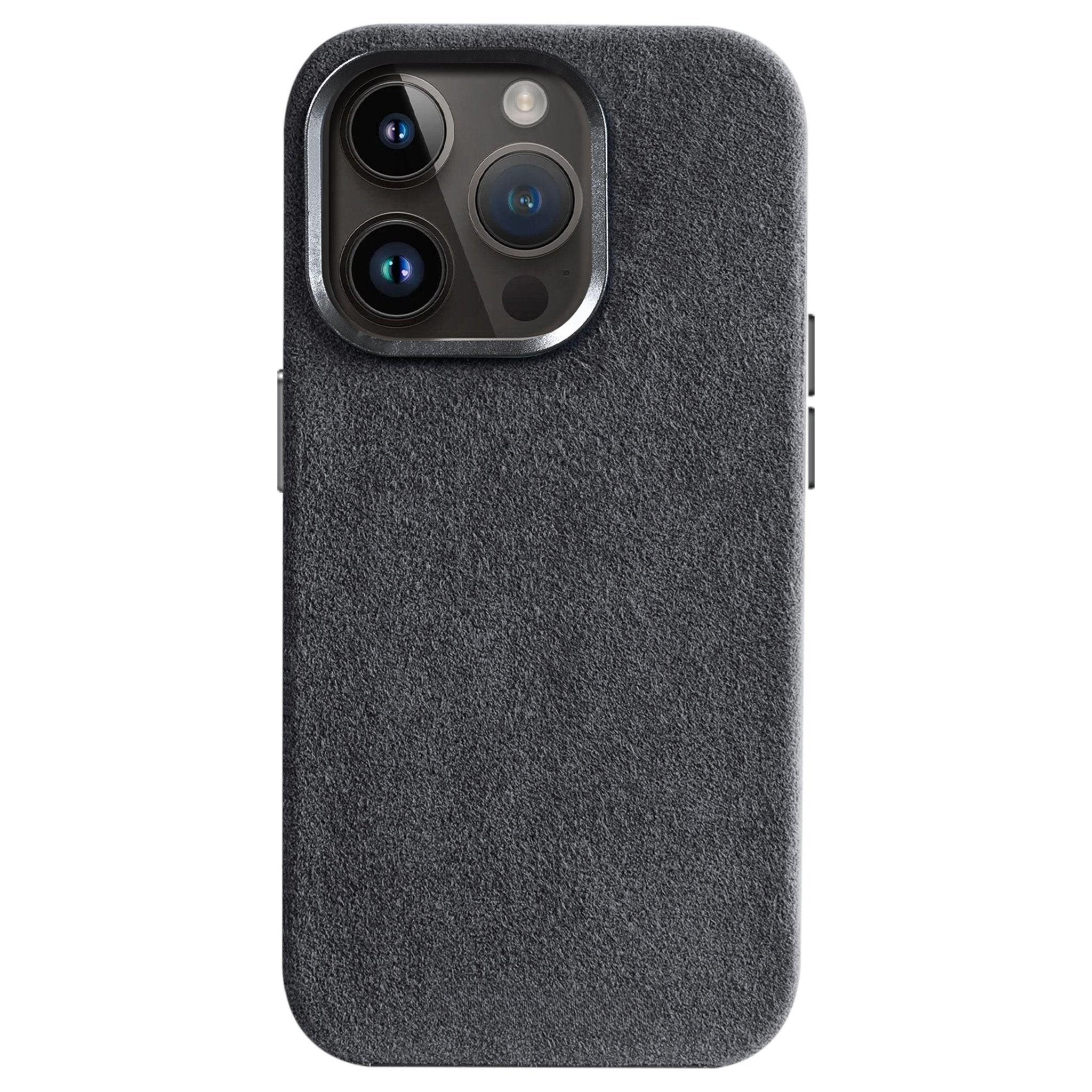 iPhone 14 Pro - Coque Alcantara - Gris sidéral