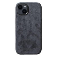 iPhone 14 - Coque en Alcantara - Gris sidéral