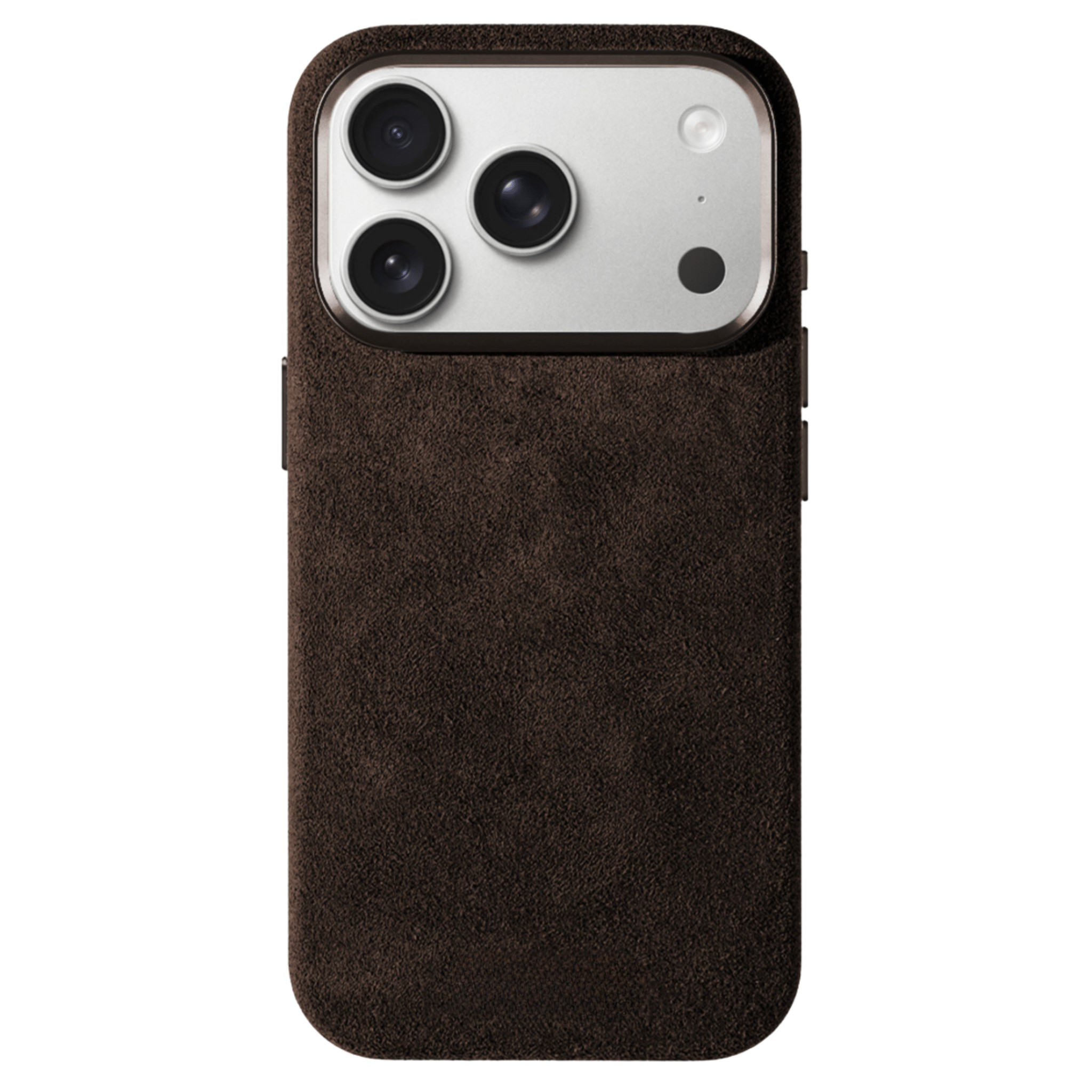 iPhone 17 Pro Max - Coque Alcantara - Marron Chocolat