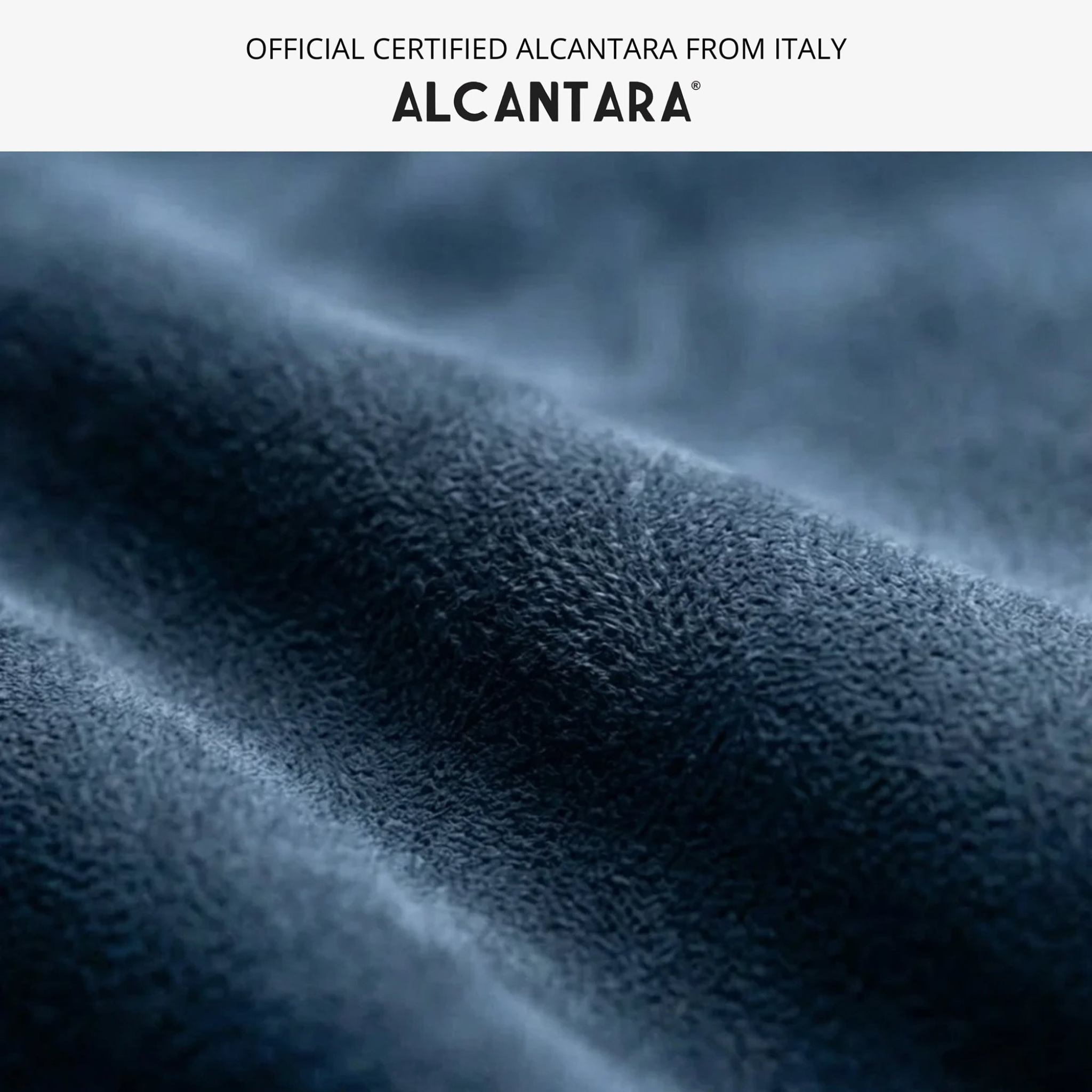 iPhone 17 Pro Max - Coque en Alcantara - Bleu marine