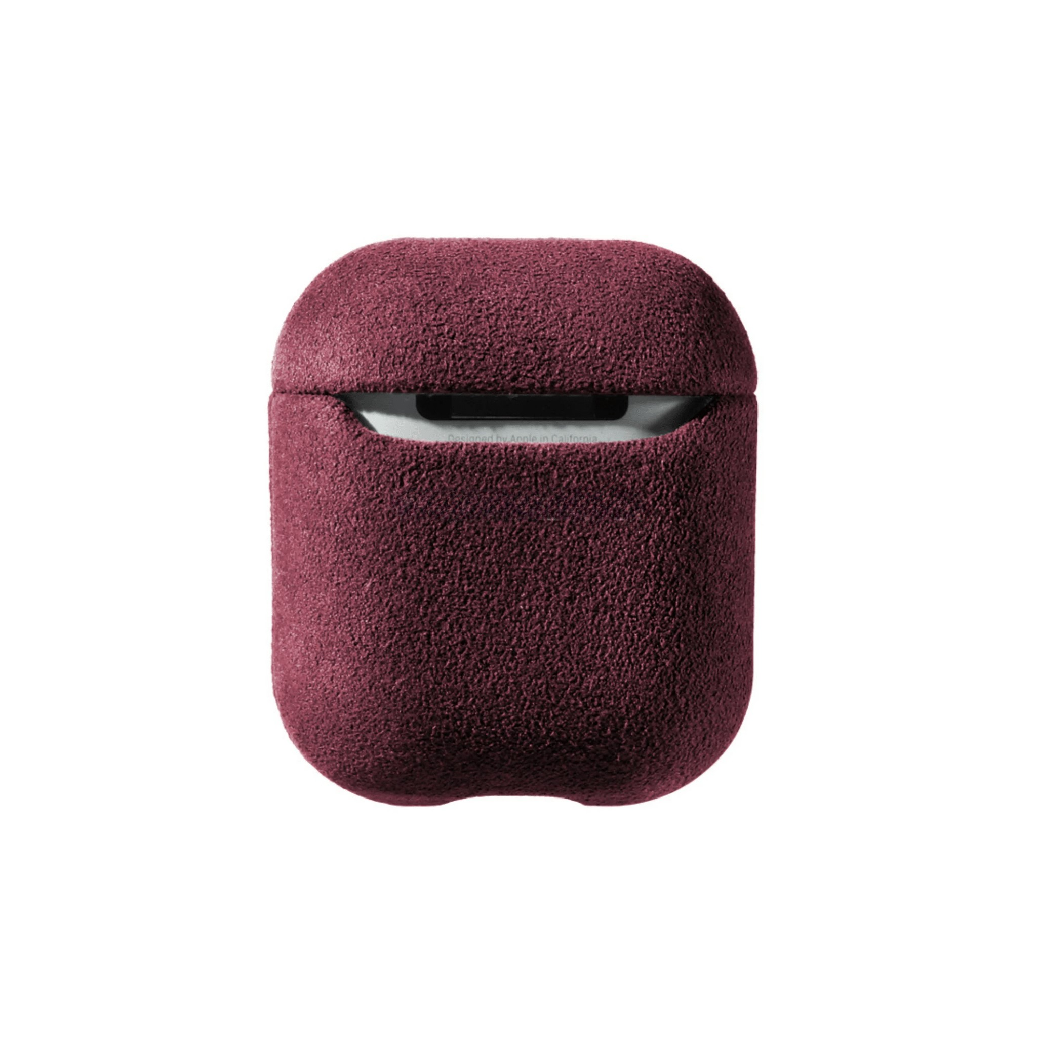 Coque Alcantara pour AirPods 1/2ᵉ génération - Rouge Bordeaux