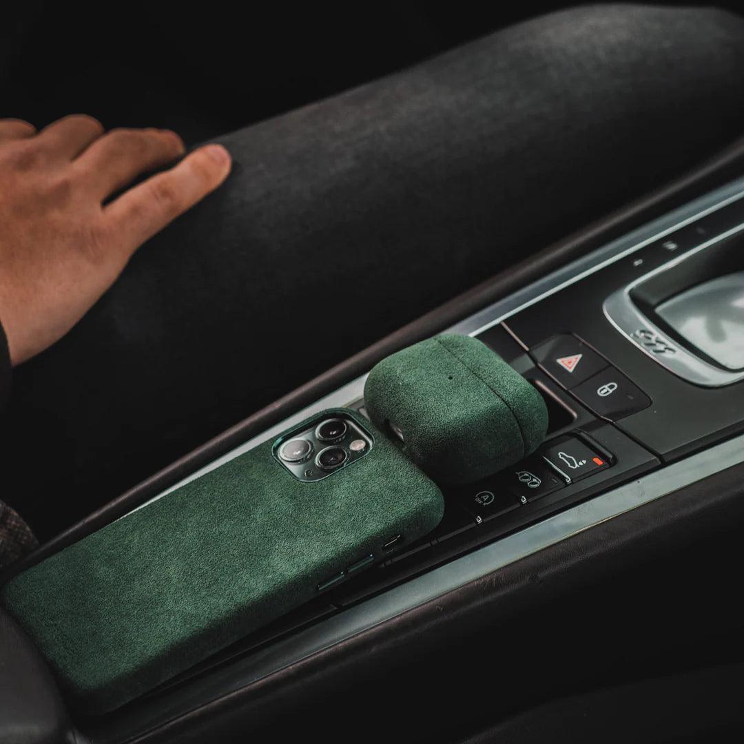 AirPods (3rd generation) Alcantara Case - Midnight Green - Alcanside